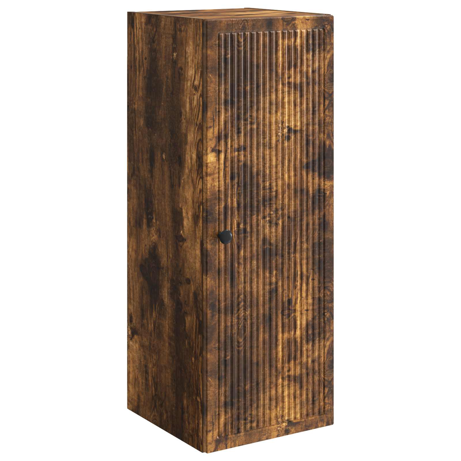Wandkast Gerookt eiken 33 x 34,5 x 90 cm Bewerkt hout – afbeelding 2