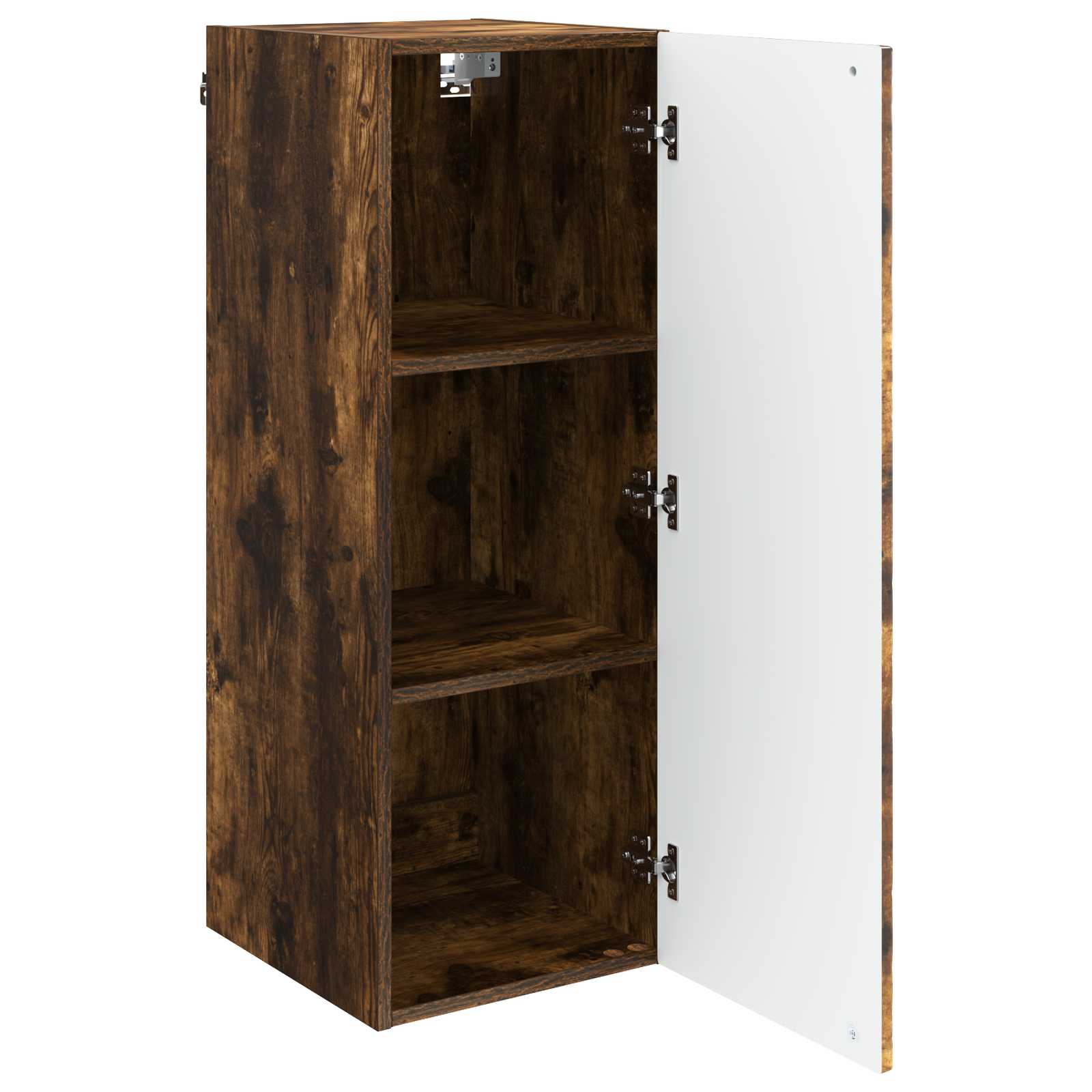 Wandkast Gerookt eiken 33 x 34,5 x 90 cm Bewerkt hout – afbeelding 3