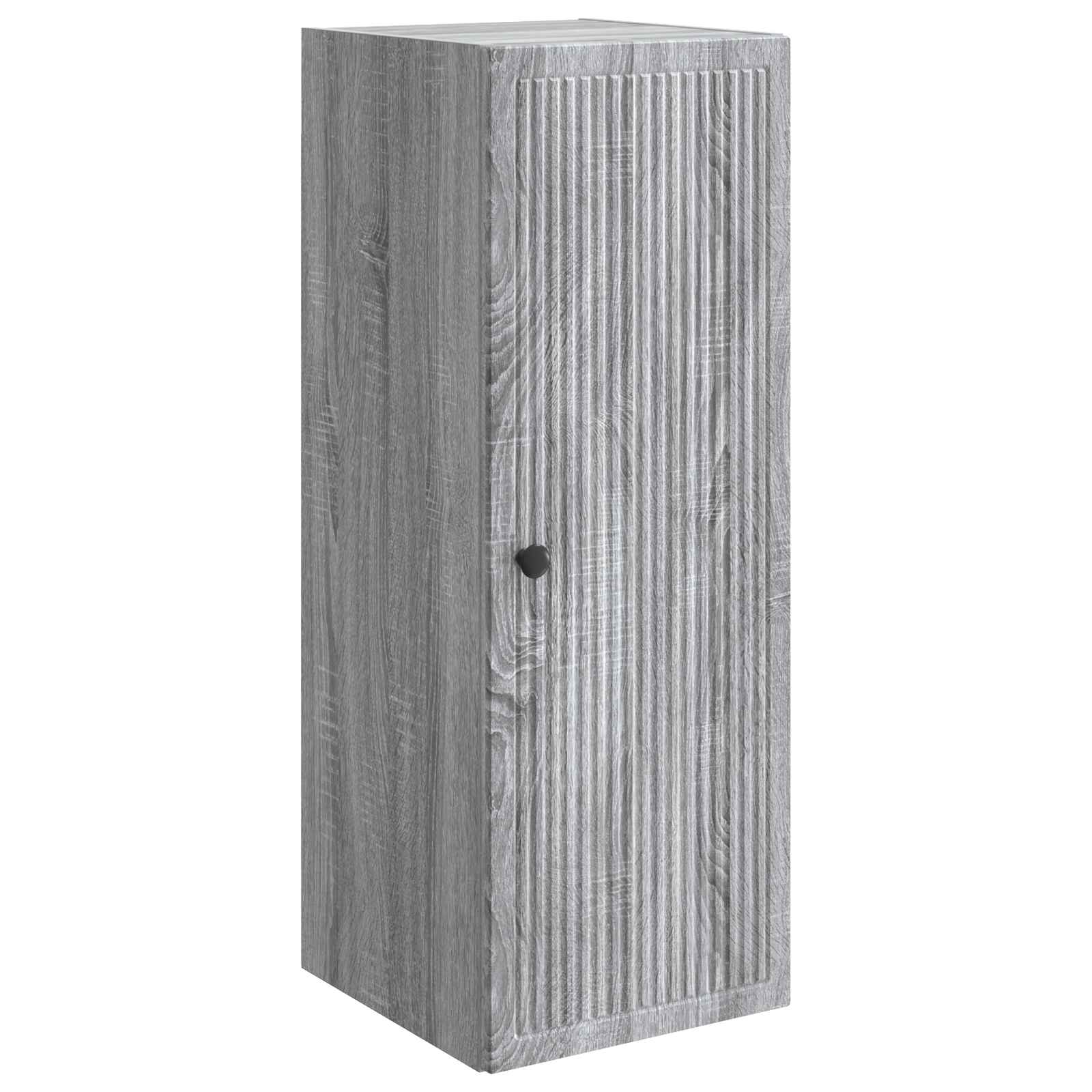 Wandkast Grijs Sonoma 33 x 34,5 x 90 cm Bewerkt hout – afbeelding 2