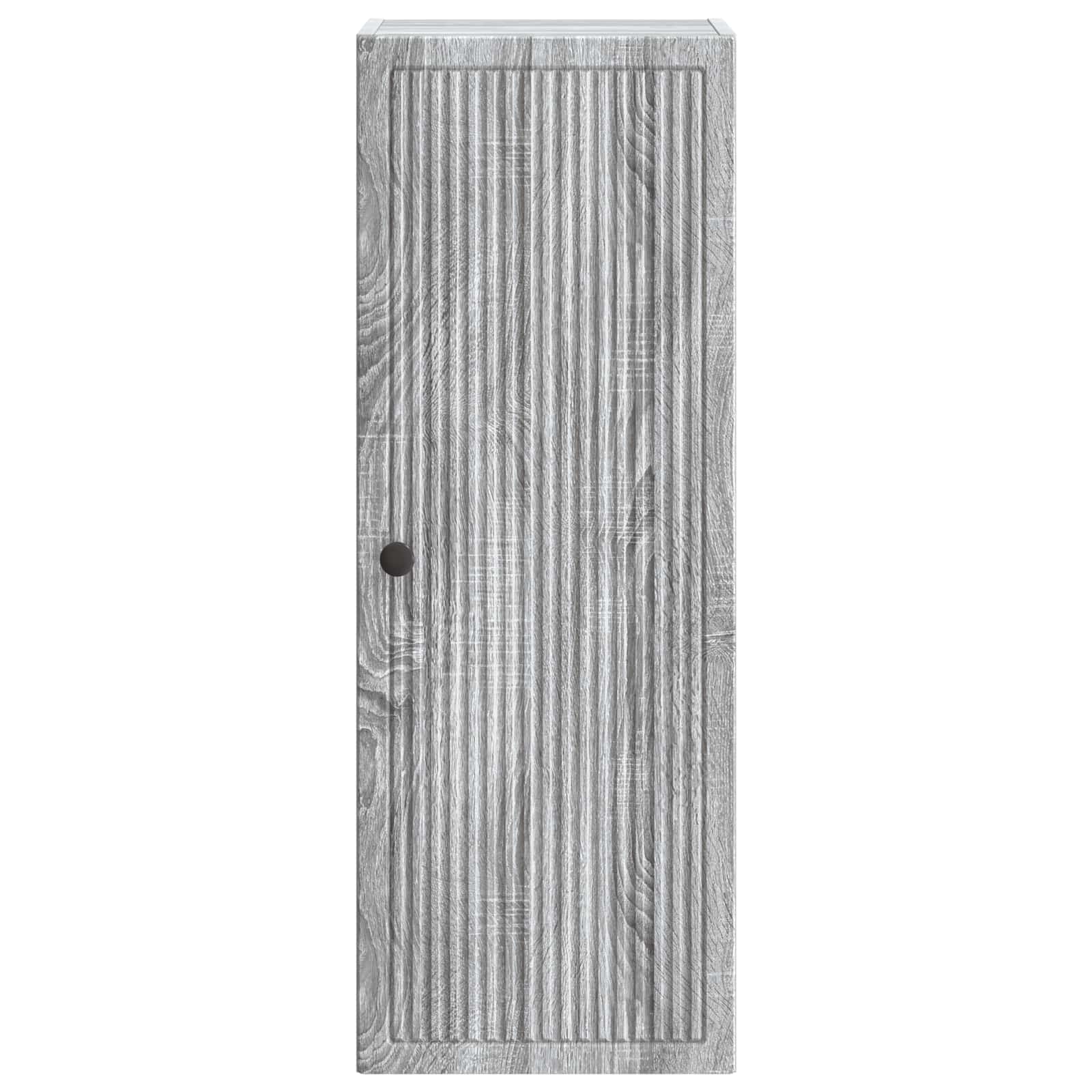Wandkast Grijs Sonoma 33 x 34,5 x 90 cm Bewerkt hout – afbeelding 4