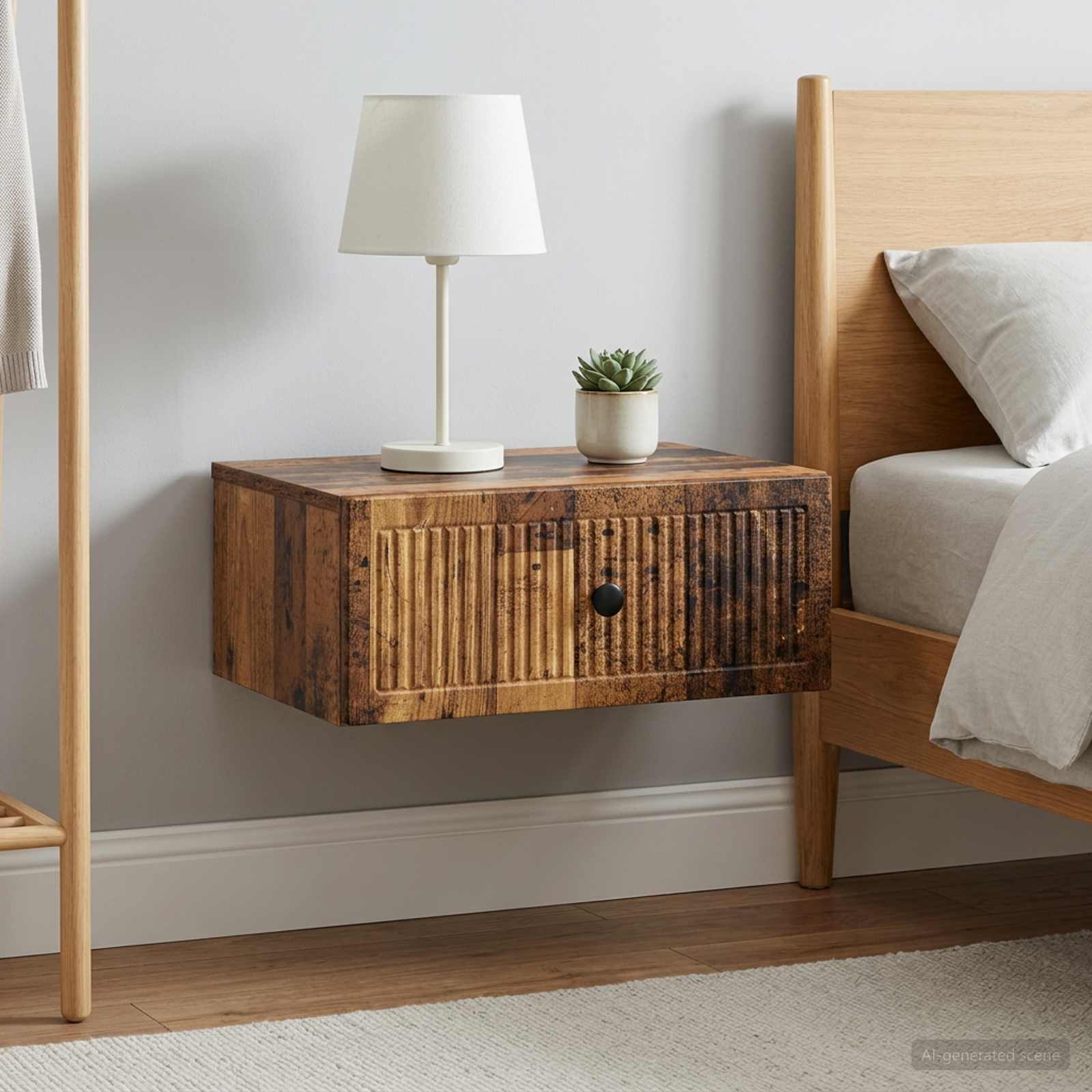 Nachtkastje 2 pcs Oud hout 49 x 34,5 x 20 cm Bewerkt hout
