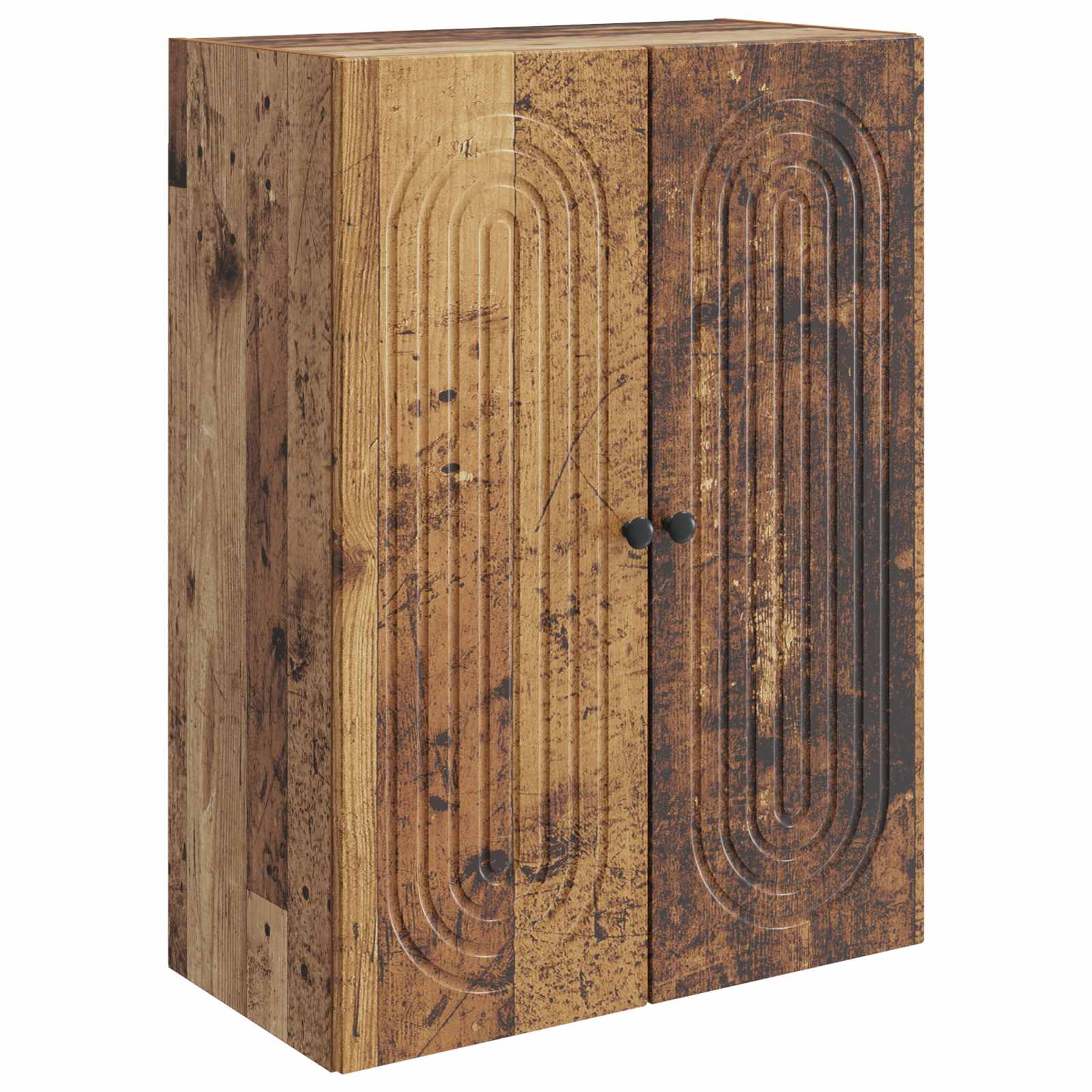 Wandkast Oud hout 66 x 34,5 x 90 cm Bewerkt hout – afbeelding 2