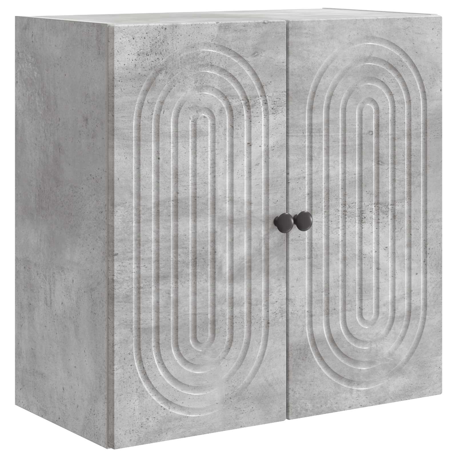 Wandkast Betongrijs 59 x 31 x 60 cm Bewerkt hout – afbeelding 2