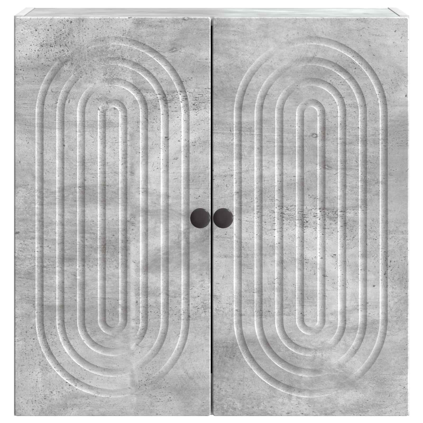 Wandkast Betongrijs 59 x 31 x 60 cm Bewerkt hout – afbeelding 4