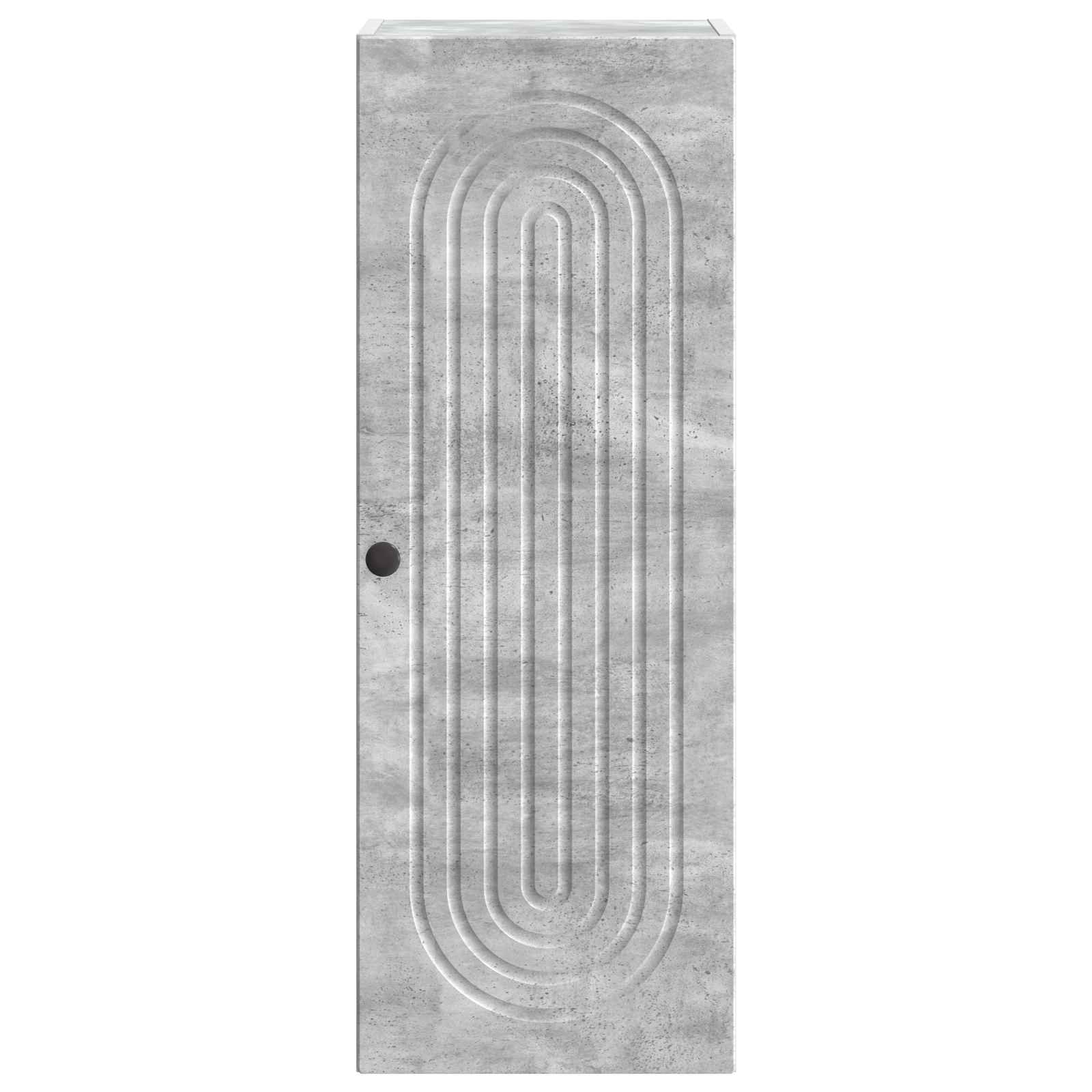 Wandkast Betongrijs 33 x 34,5 x 90 cm Bewerkt hout – afbeelding 4