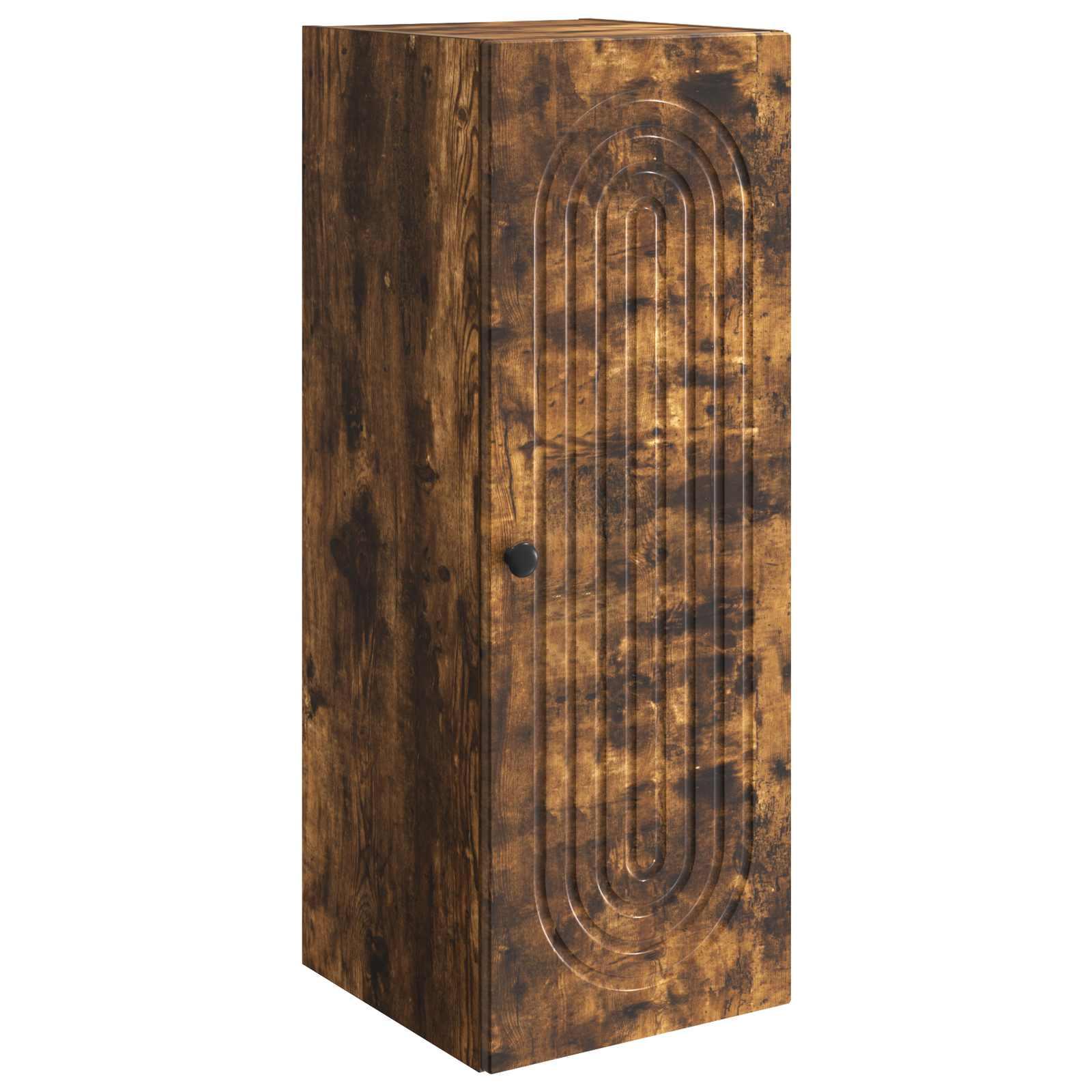 Wandkast Gerookt eiken 33 x 34,5 x 90 cm Bewerkt hout – afbeelding 2