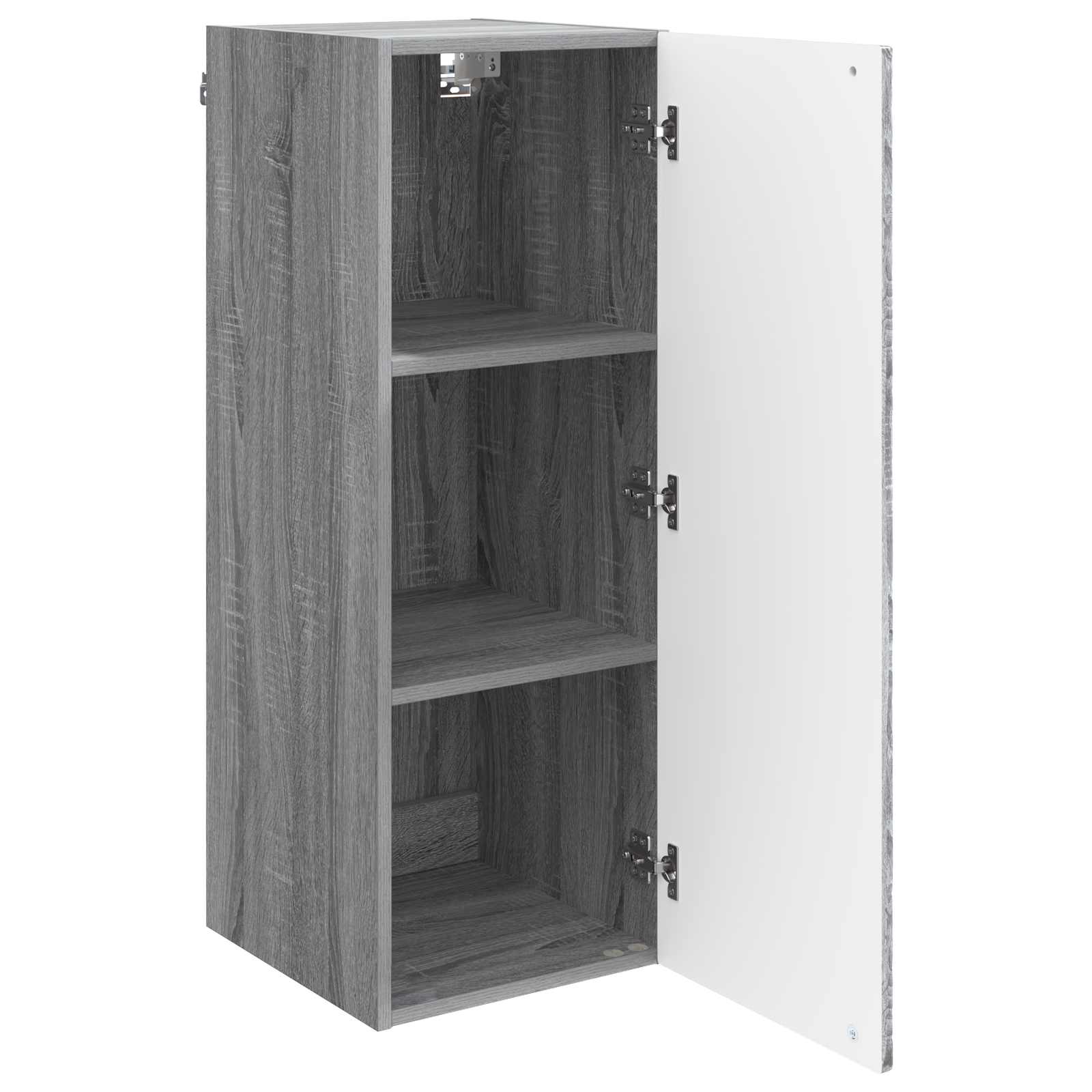 Wandkast Grijs Sonoma 33 x 34,5 x 90 cm Bewerkt hout – afbeelding 3