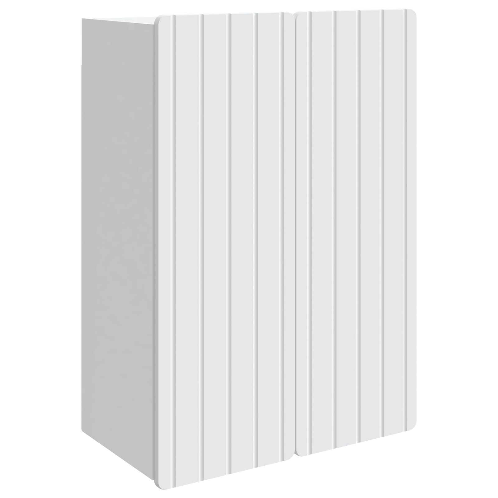 Wandkast Wit 66 x 34,5 x 92 cm Bewerkt hout – afbeelding 2