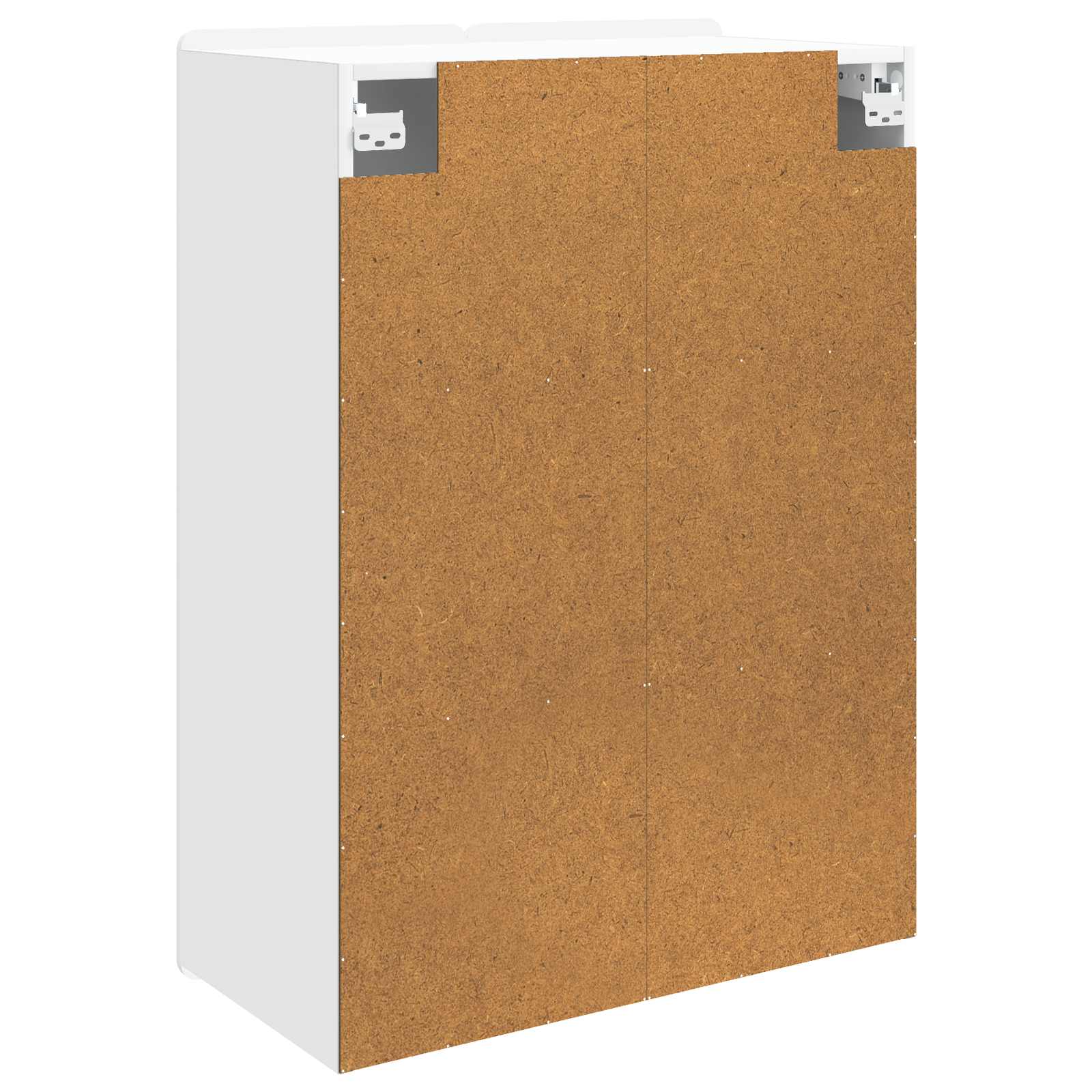 Wandkast Wit 66 x 34,5 x 92 cm Bewerkt hout – afbeelding 6