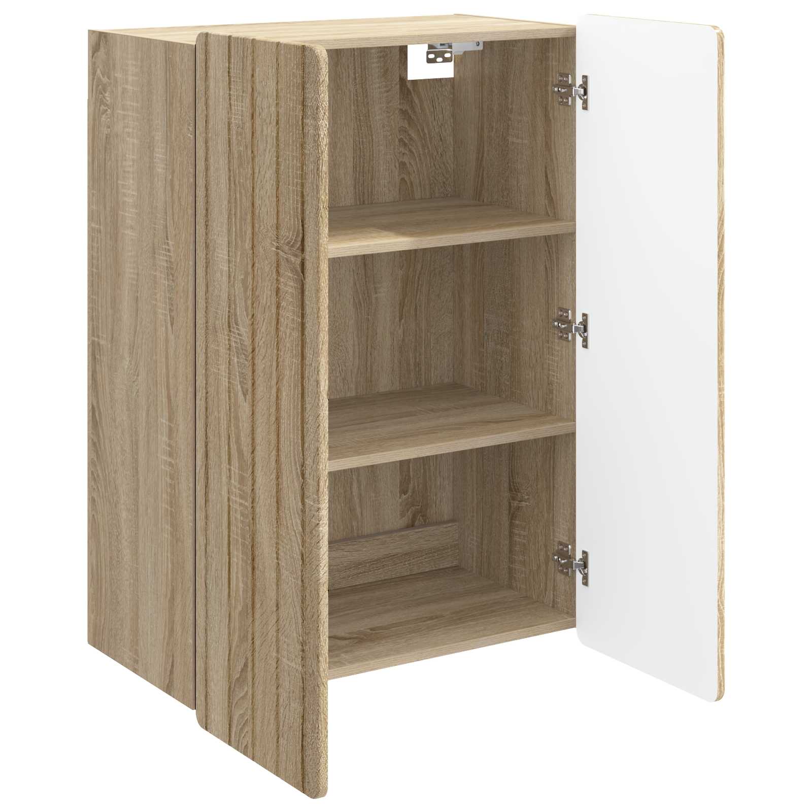 Wandkast Sonoma Eiken 66 x 34,5 x 92 cm Bewerkt hout – afbeelding 3