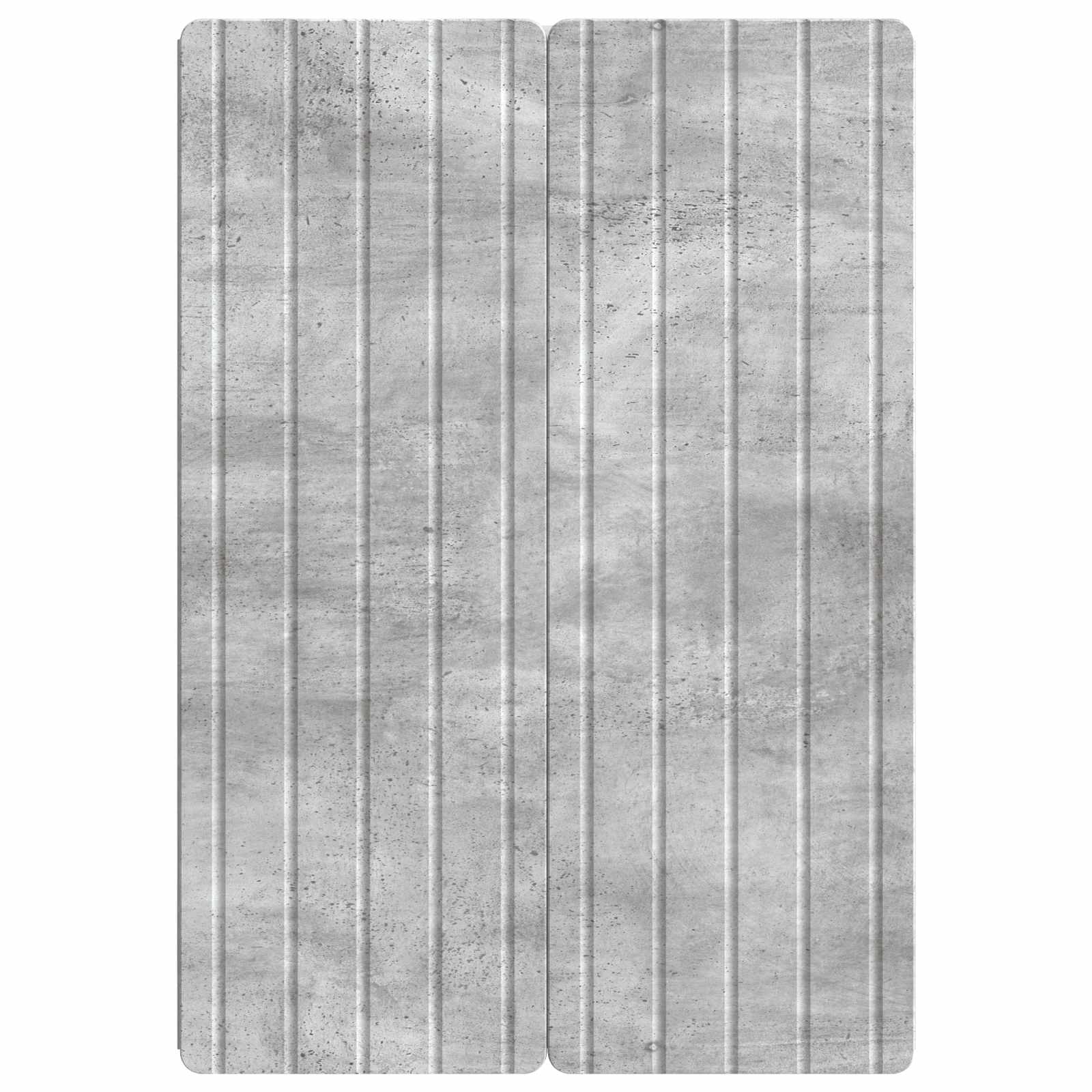 Wandkast Betongrijs 66 x 34,5 x 92 cm Bewerkt hout – afbeelding 4
