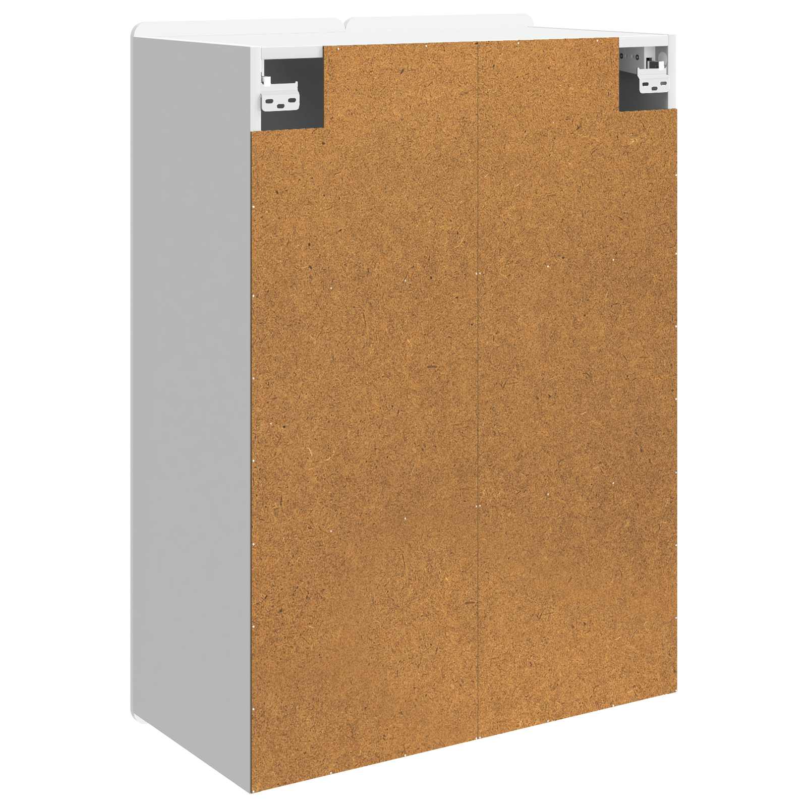 Wandkast Hoogglans Wit 66 x 34,5 x 92 cm Bewerkt hout – afbeelding 6