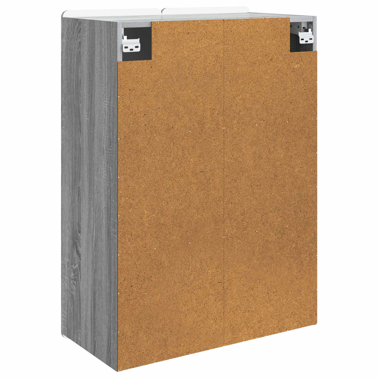 Wandkast Grijs Sonoma 66 x 34,5 x 92 cm Bewerkt hout – afbeelding 6