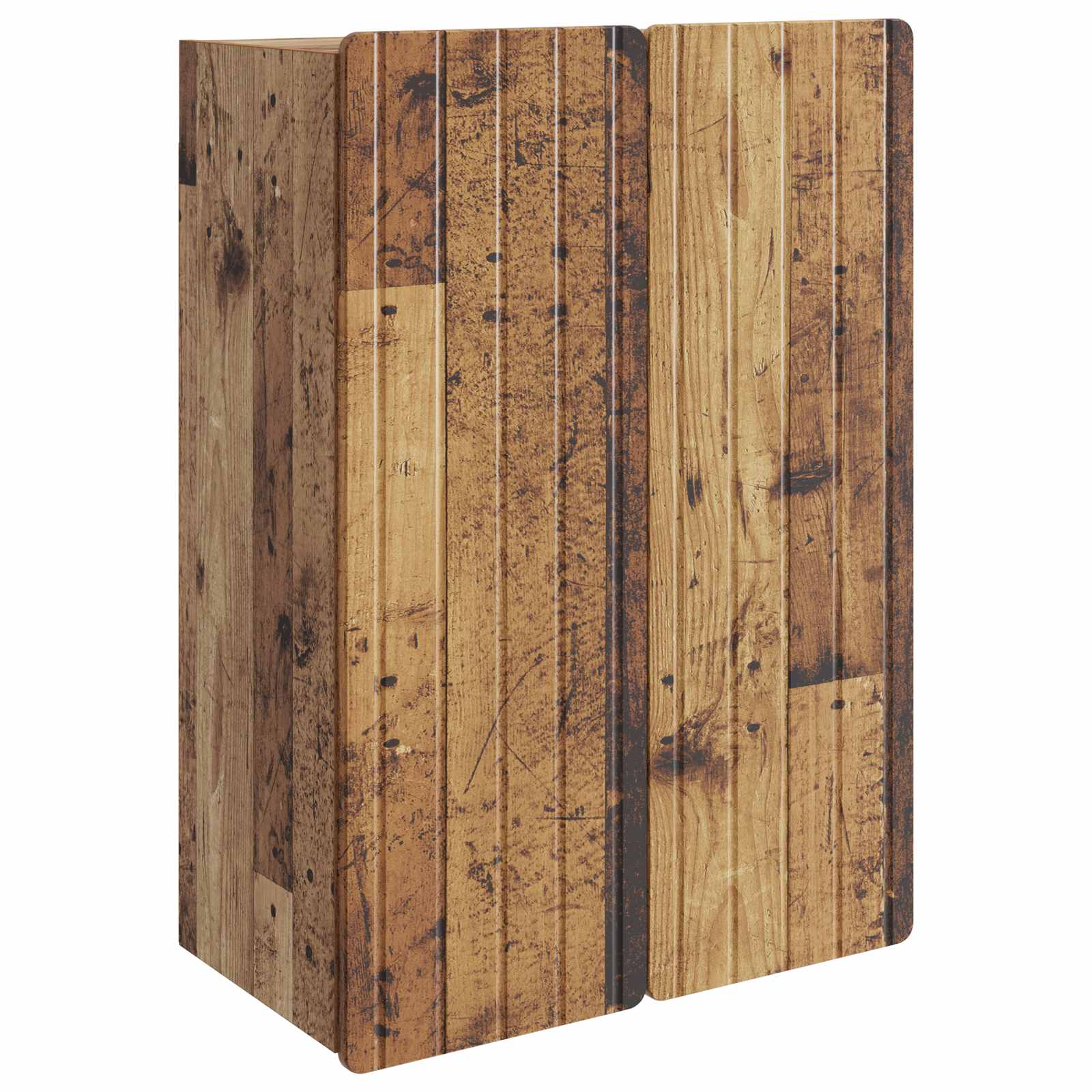 Wandkast Oud hout 66 x 34,5 x 92 cm Bewerkt hout – afbeelding 2