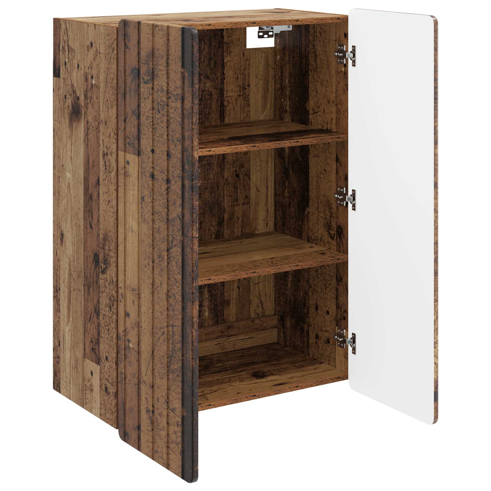 Wandkast Oud hout 66 x 34,5 x 92 cm Bewerkt hout – afbeelding 3