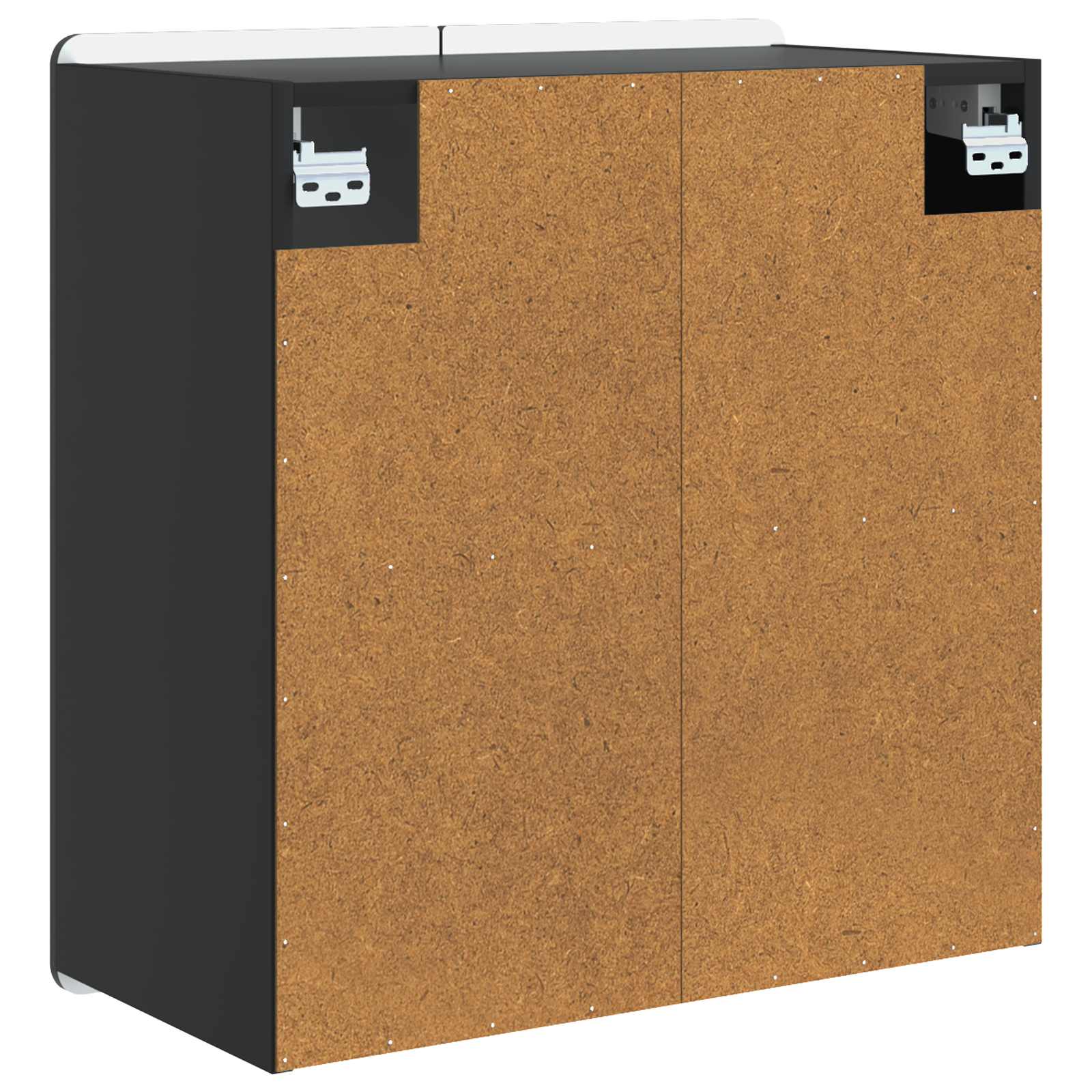 Wandkast Zwart 59 x 31 x 64 cm Bewerkt hout – afbeelding 6