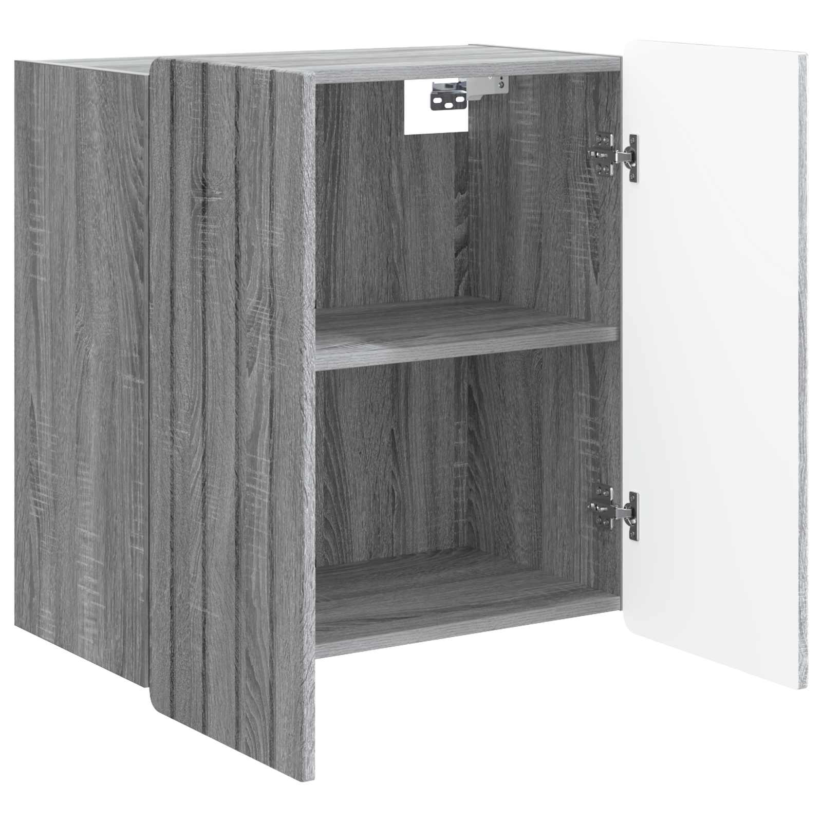 Wandkast Grijs Sonoma 59 x 31 x 64 cm Bewerkt hout – afbeelding 3