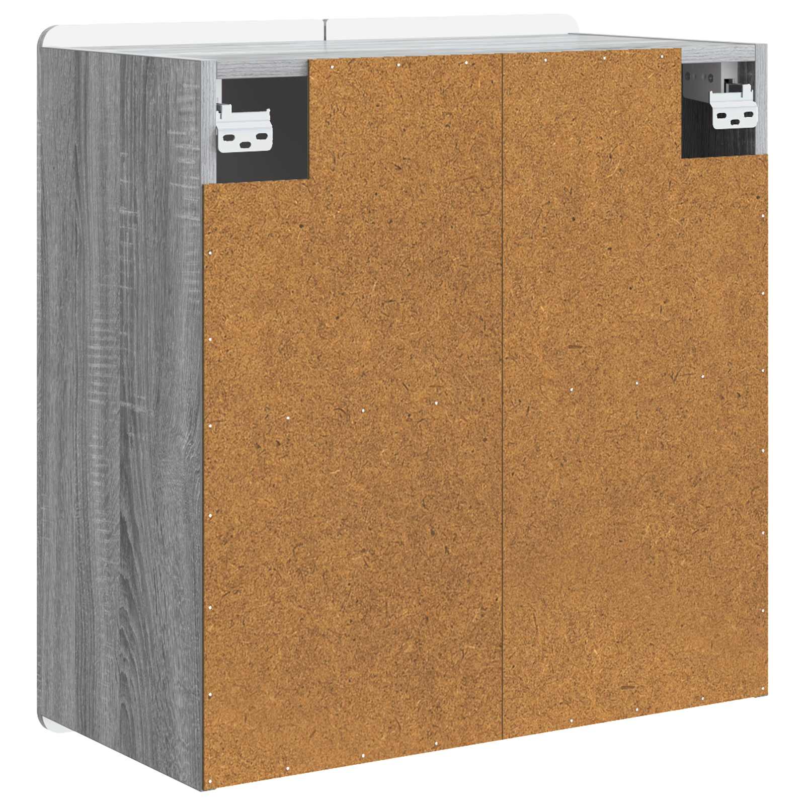 Wandkast Grijs Sonoma 59 x 31 x 64 cm Bewerkt hout – afbeelding 6