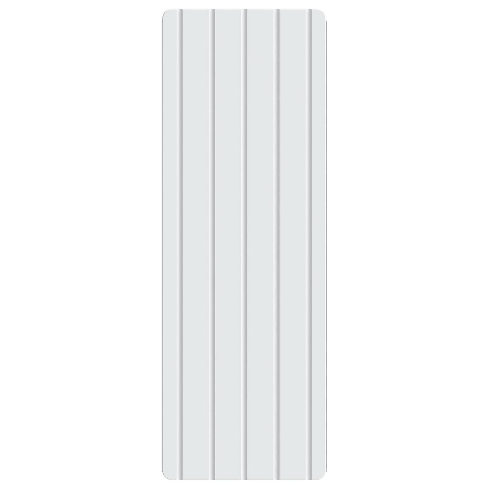 Wandkast Wit 33 x 34,5 x 94 cm Bewerkt hout – afbeelding 4