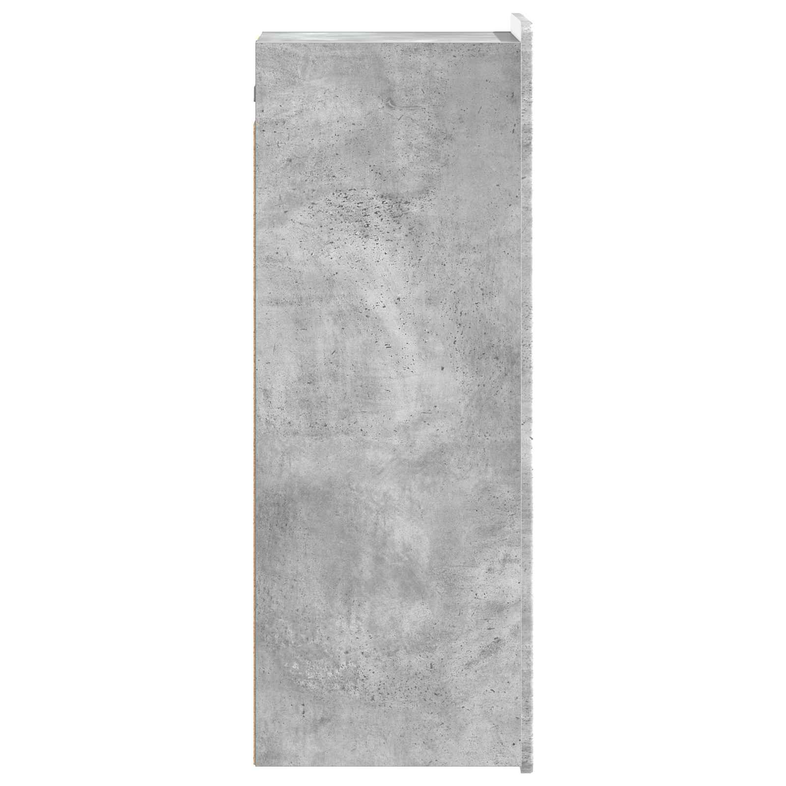 Wandkast Betongrijs 33 x 34,5 x 94 cm Bewerkt hout – afbeelding 5