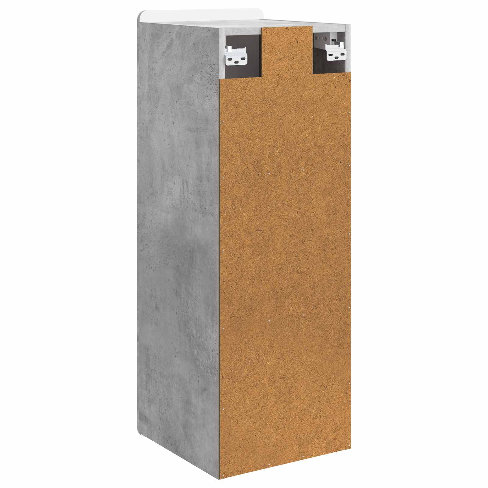 Wandkast Betongrijs 33 x 34,5 x 94 cm Bewerkt hout – afbeelding 6