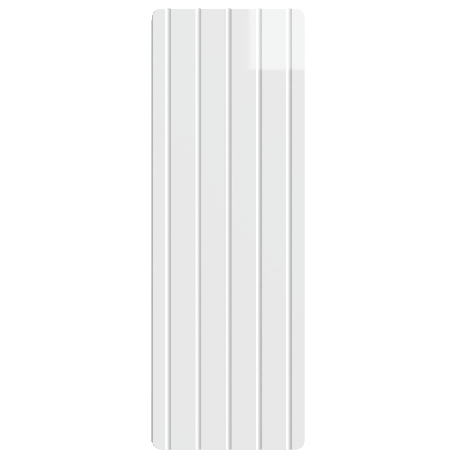 Wandkast Hoogglans Wit 33 x 34,5 x 94 cm Bewerkt hout – afbeelding 4