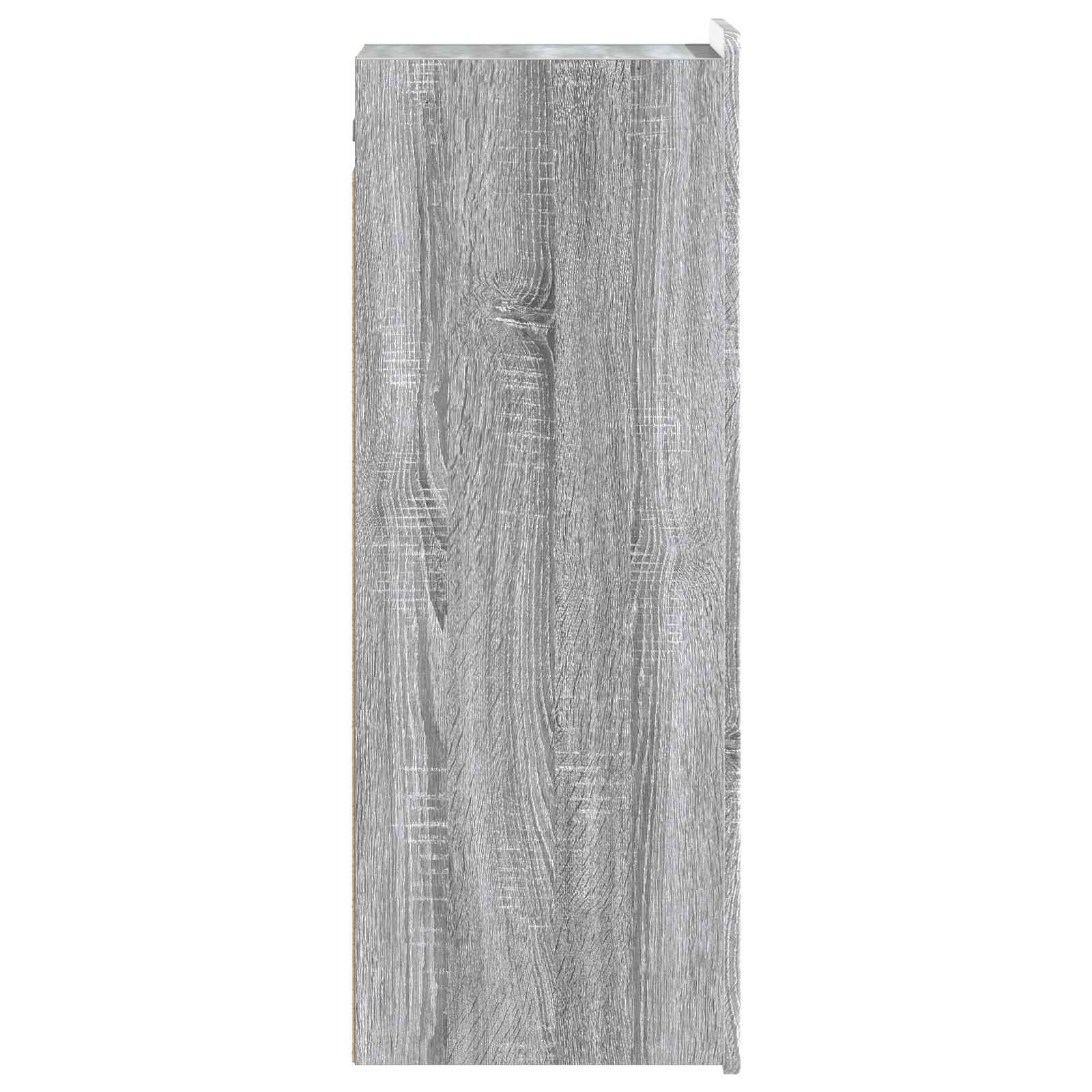 Wandkast Grijs Sonoma 33 x 34,5 x 94 cm Bewerkt hout – afbeelding 5