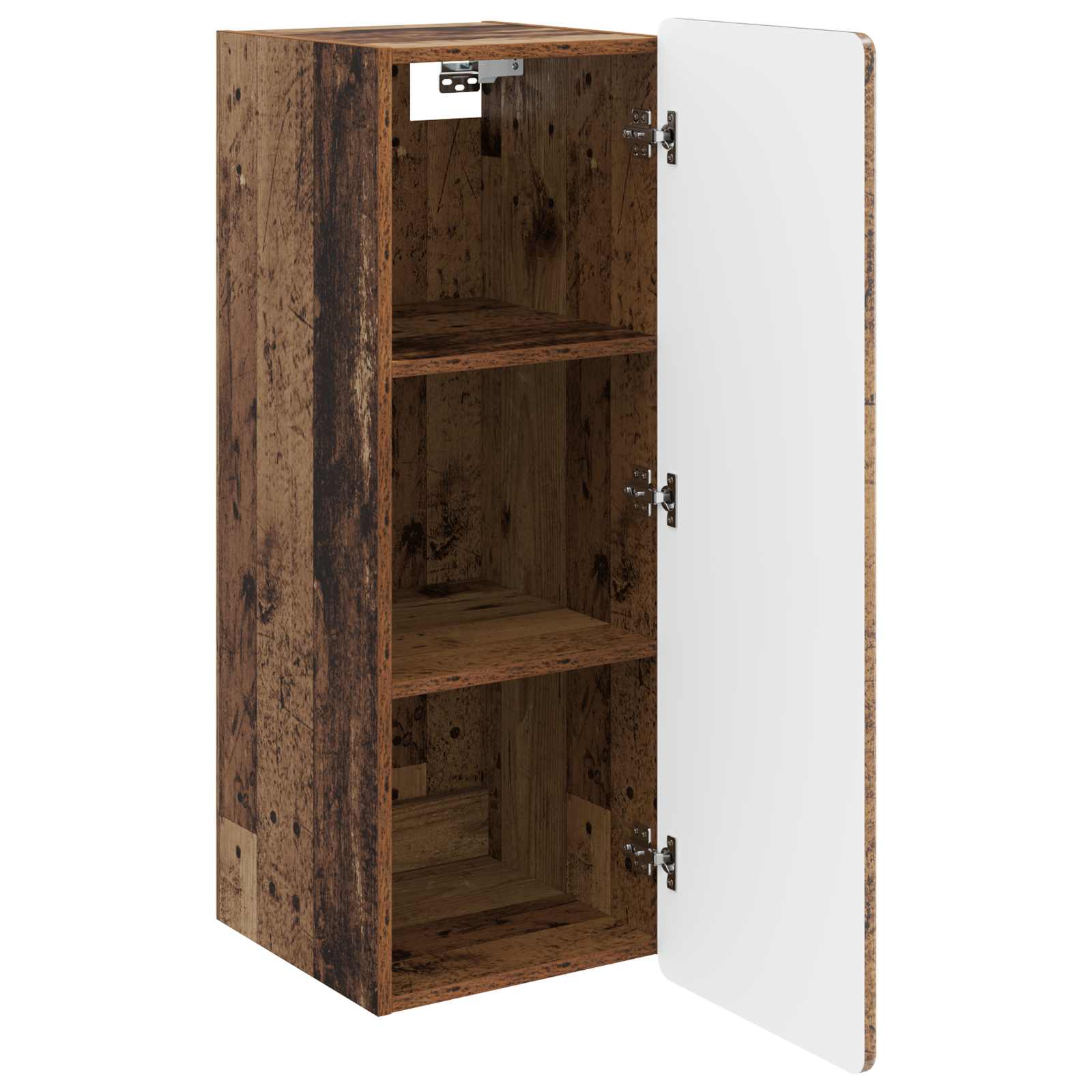 Wandkast Oud hout 33 x 34,5 x 94 cm Bewerkt hout – afbeelding 3