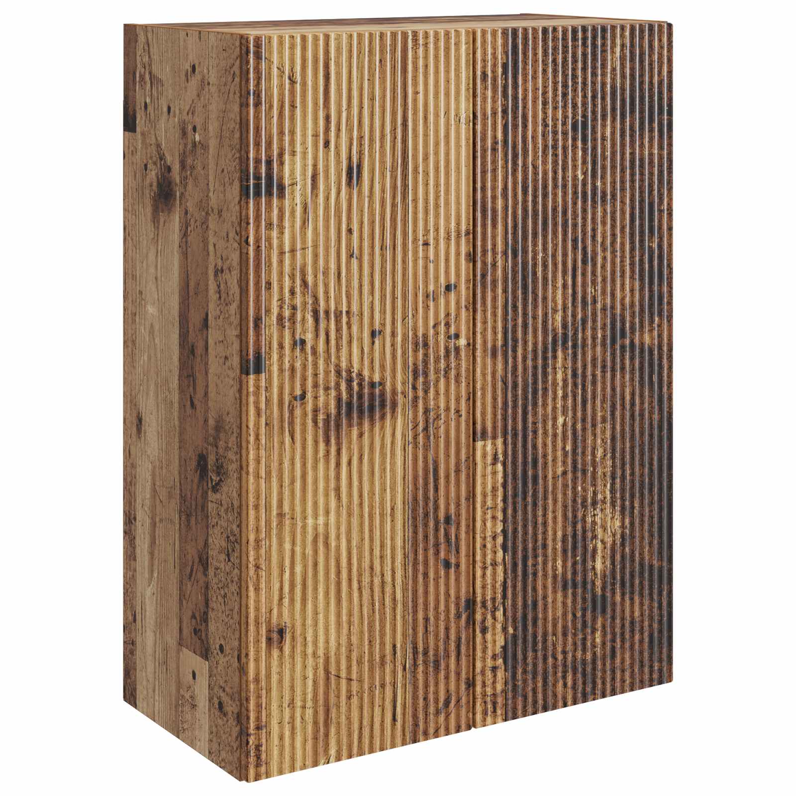 Wandkast Oud hout 66 x 34,5 x 90 cm Bewerkt hout – afbeelding 2