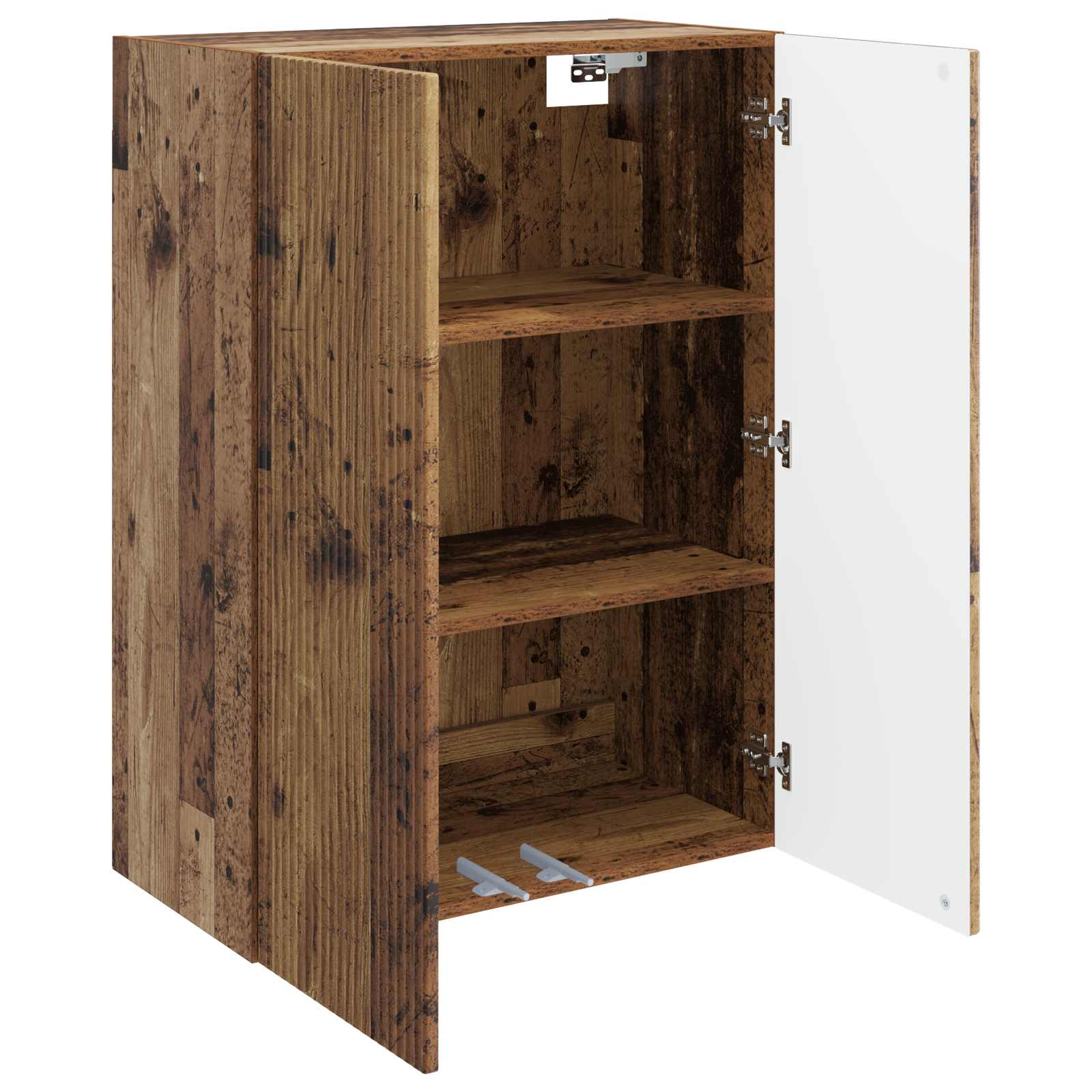 Wandkast Oud hout 66 x 34,5 x 90 cm Bewerkt hout – afbeelding 3