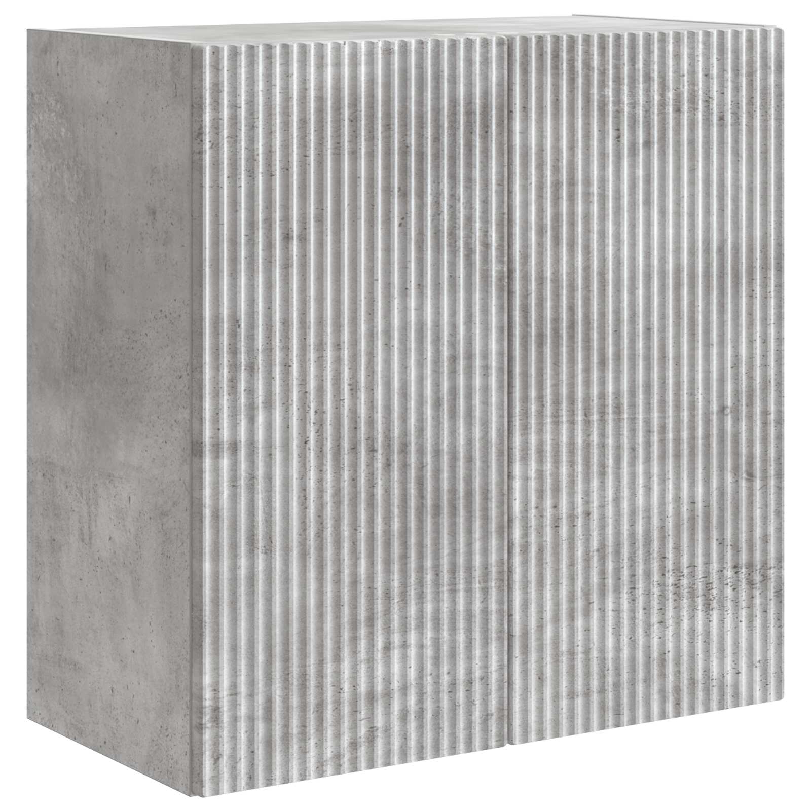 Wandkast Betongrijs 59 x 31 x 60 cm Bewerkt hout – afbeelding 2