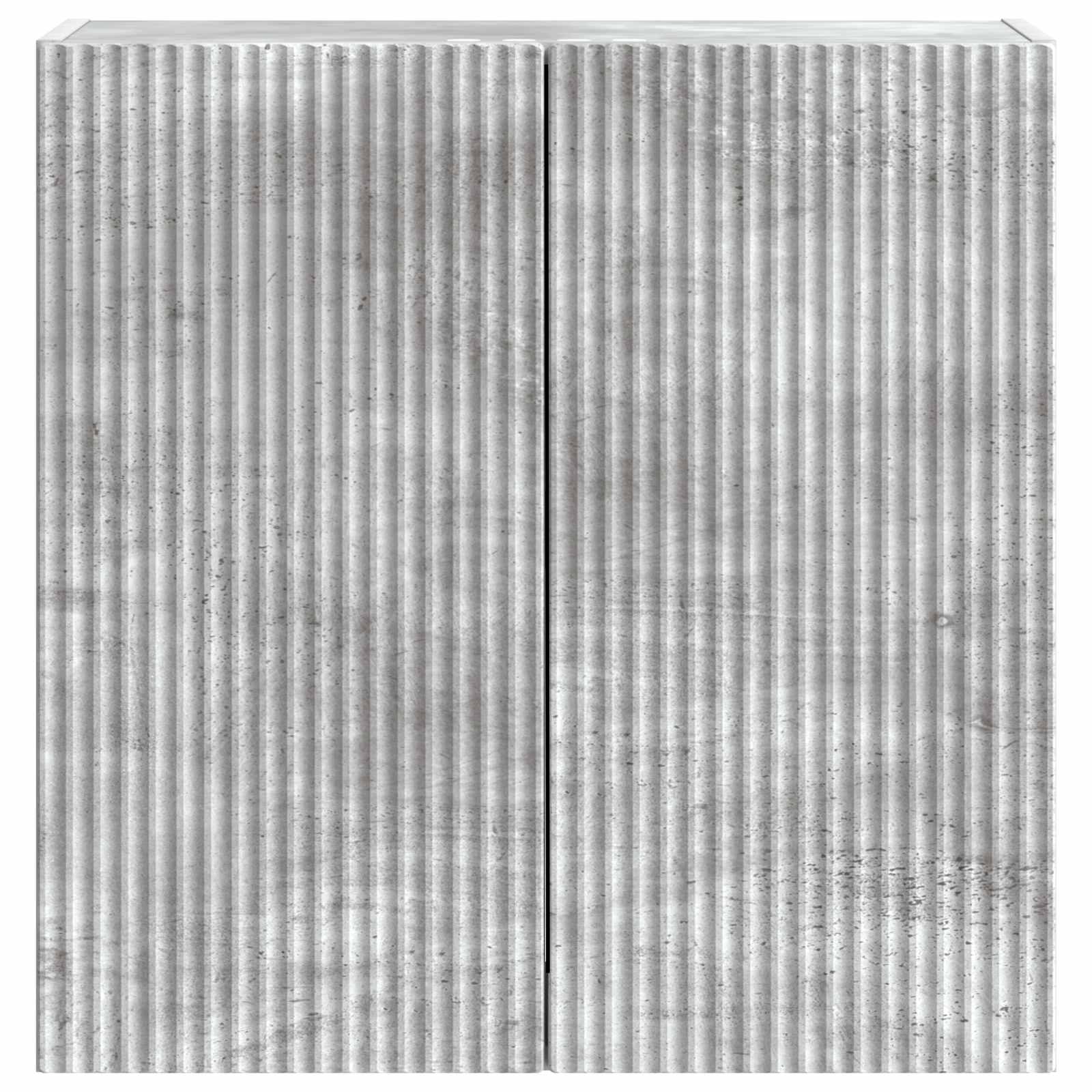 Wandkast Betongrijs 59 x 31 x 60 cm Bewerkt hout – afbeelding 4