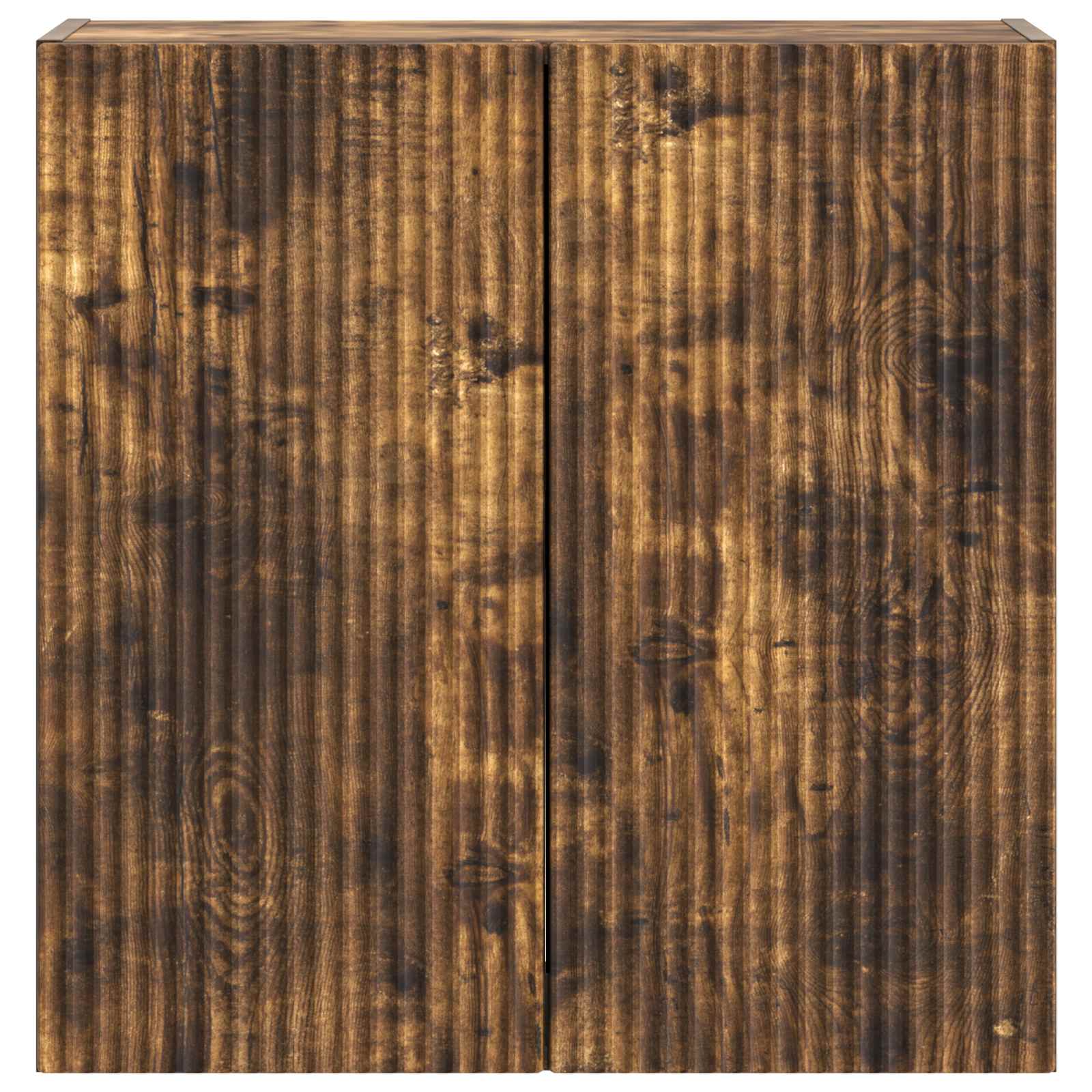 Wandkast Gerookt eiken 59 x 31 x 60 cm Bewerkt hout – afbeelding 4