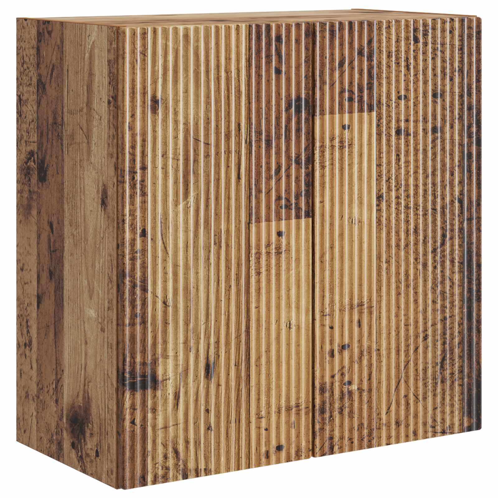 Wandkast Oud hout 59 x 31 x 60 cm Bewerkt hout – afbeelding 2