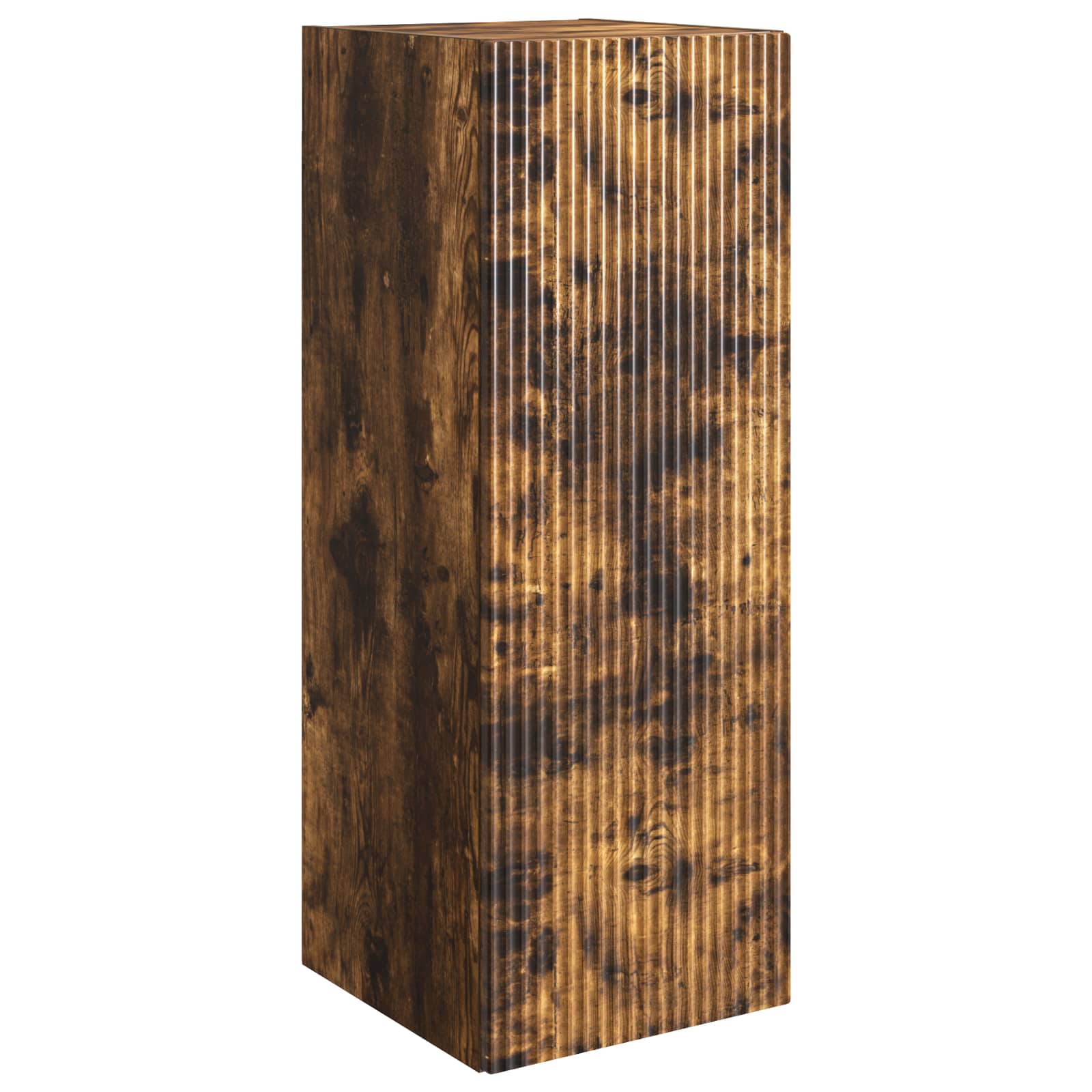 Wandkast Gerookt eiken 33 x 34,5 x 90 cm Bewerkt hout – afbeelding 2