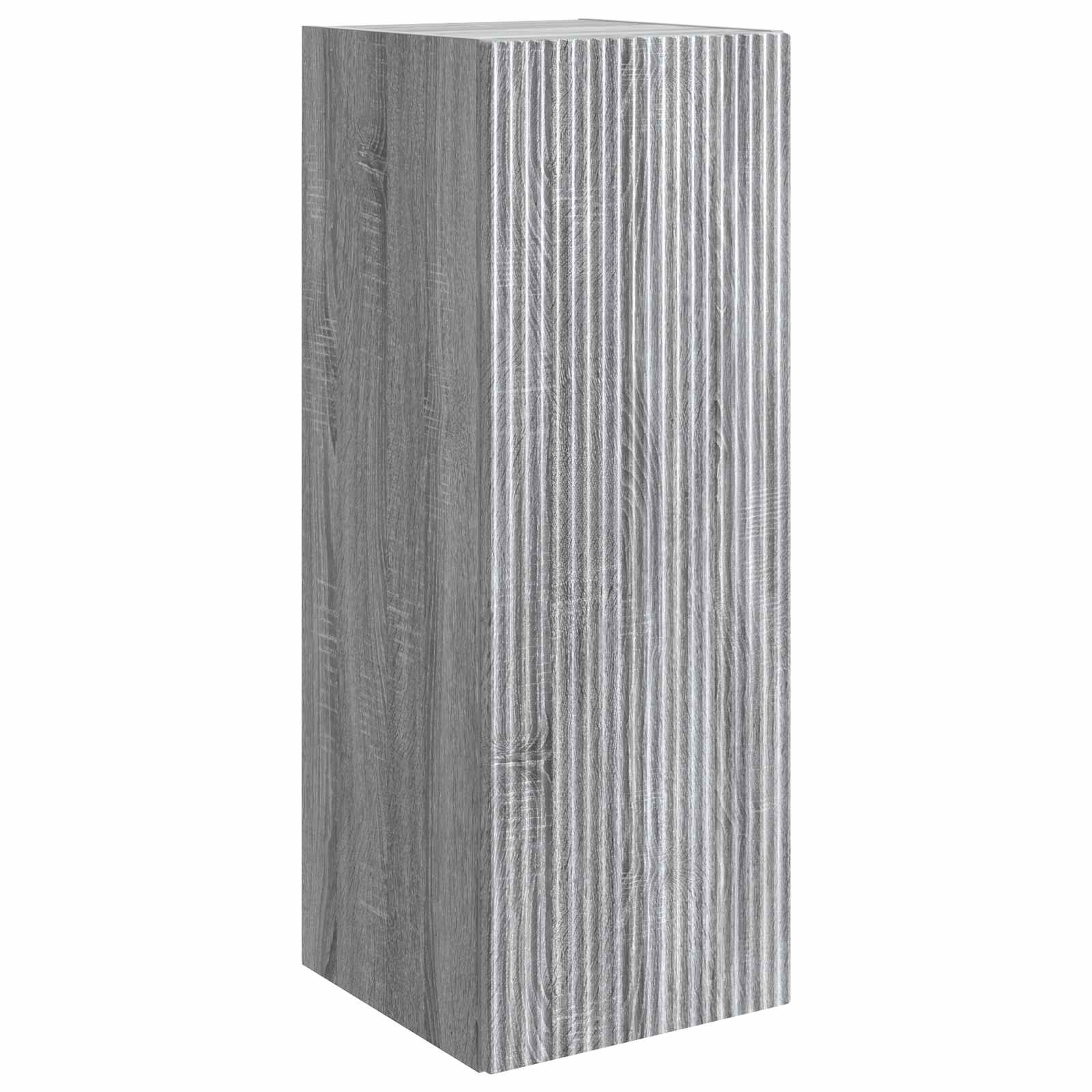 Wandkast Grijs Sonoma 33 x 34,5 x 90 cm Bewerkt hout – afbeelding 2