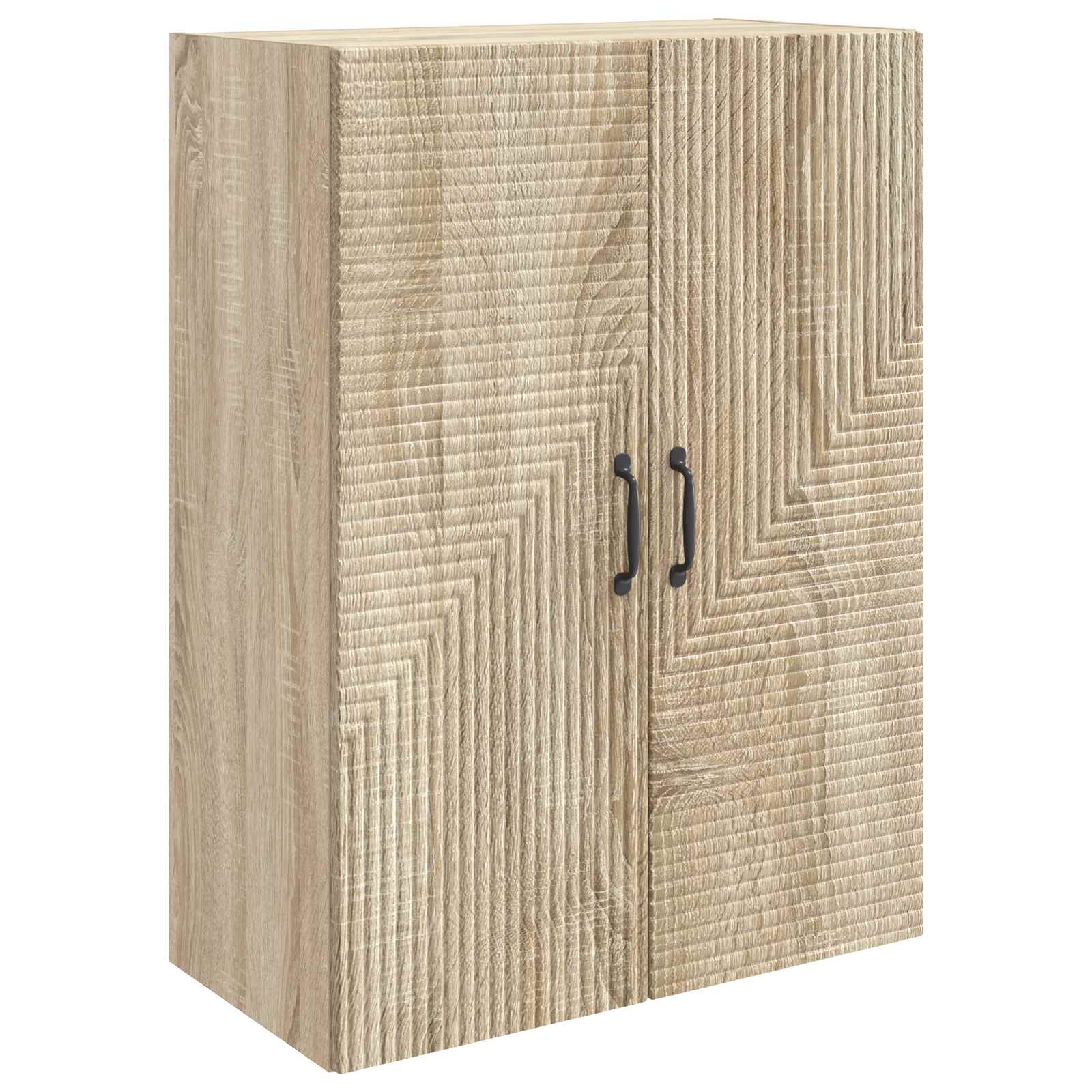Wandkast Sonoma Eiken 66 x 34,5 x 90 cm Bewerkt hout – afbeelding 2