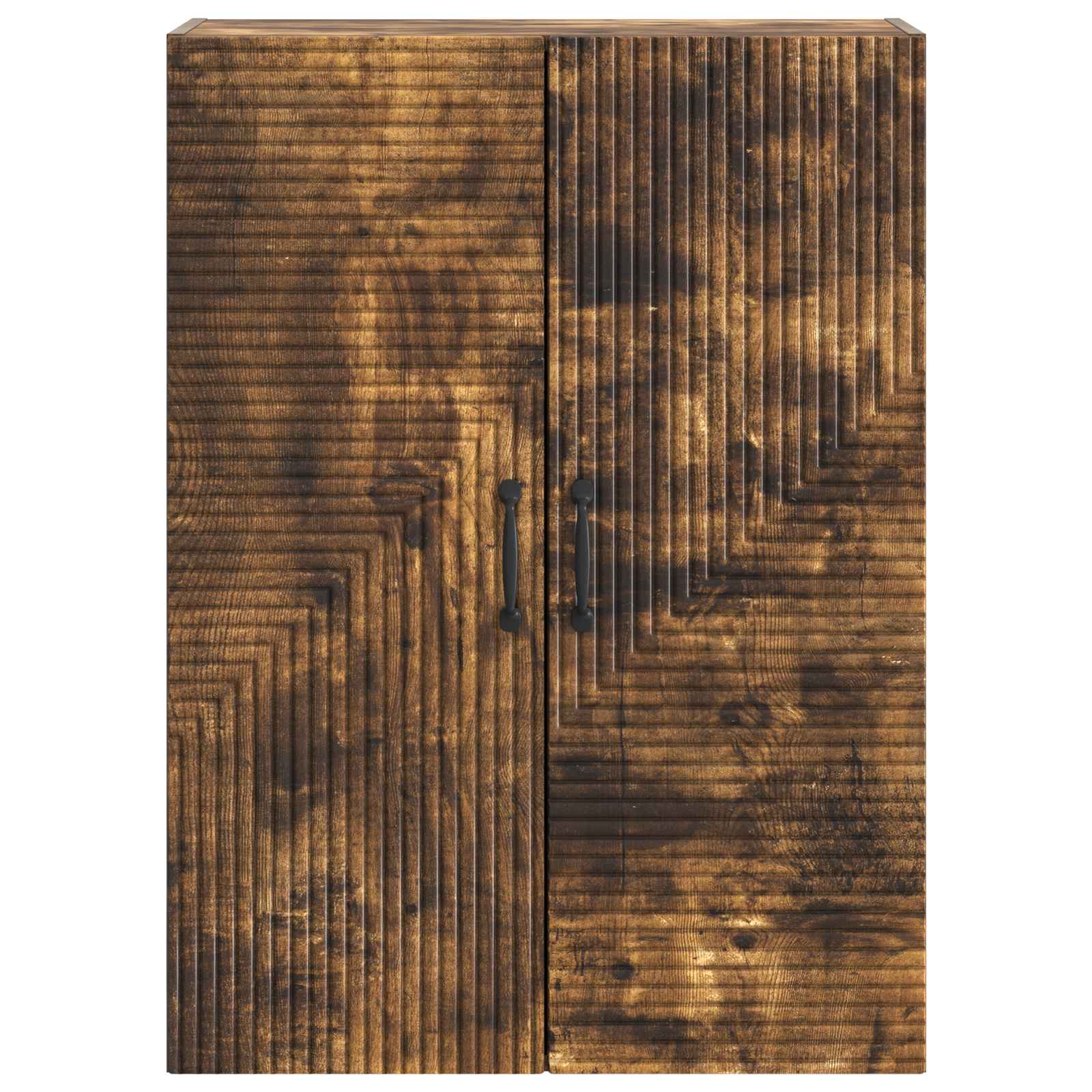 Wandkast Gerookt eiken 66 x 34,5 x 90 cm Bewerkt hout – afbeelding 4