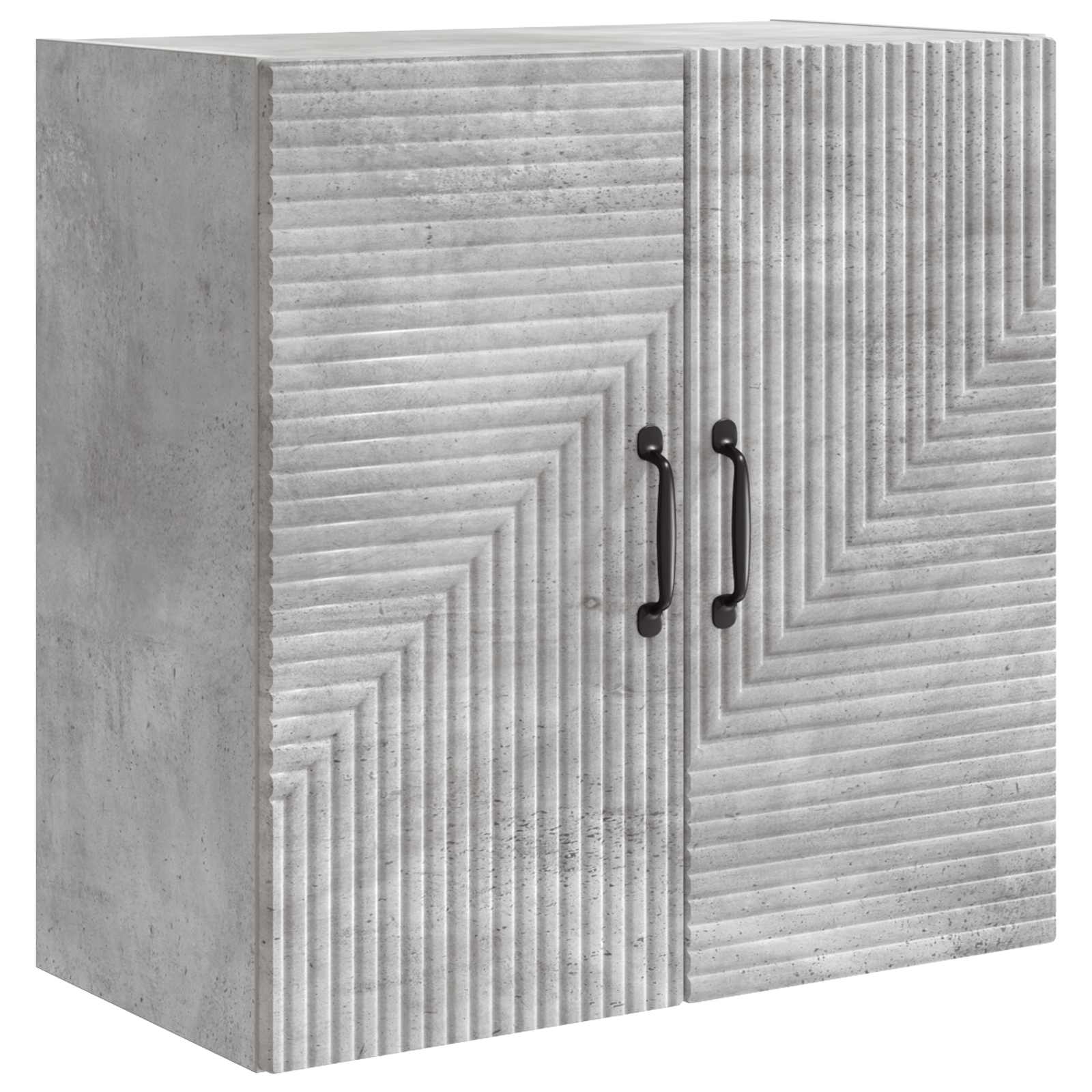 Wandkast Betongrijs 59 x 31 x 60 cm Bewerkt hout – afbeelding 2