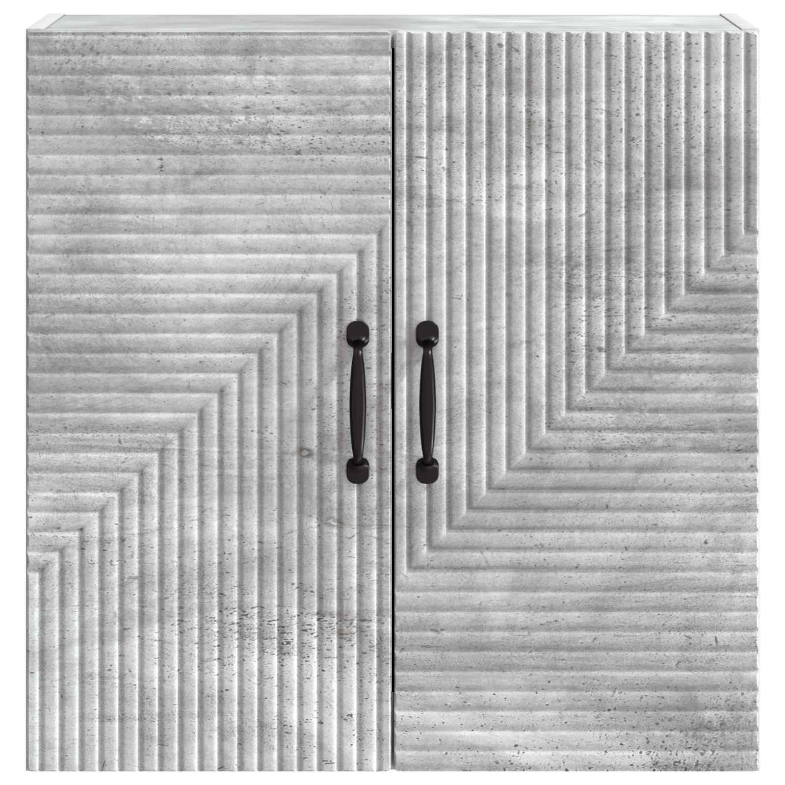 Wandkast Betongrijs 59 x 31 x 60 cm Bewerkt hout – afbeelding 4