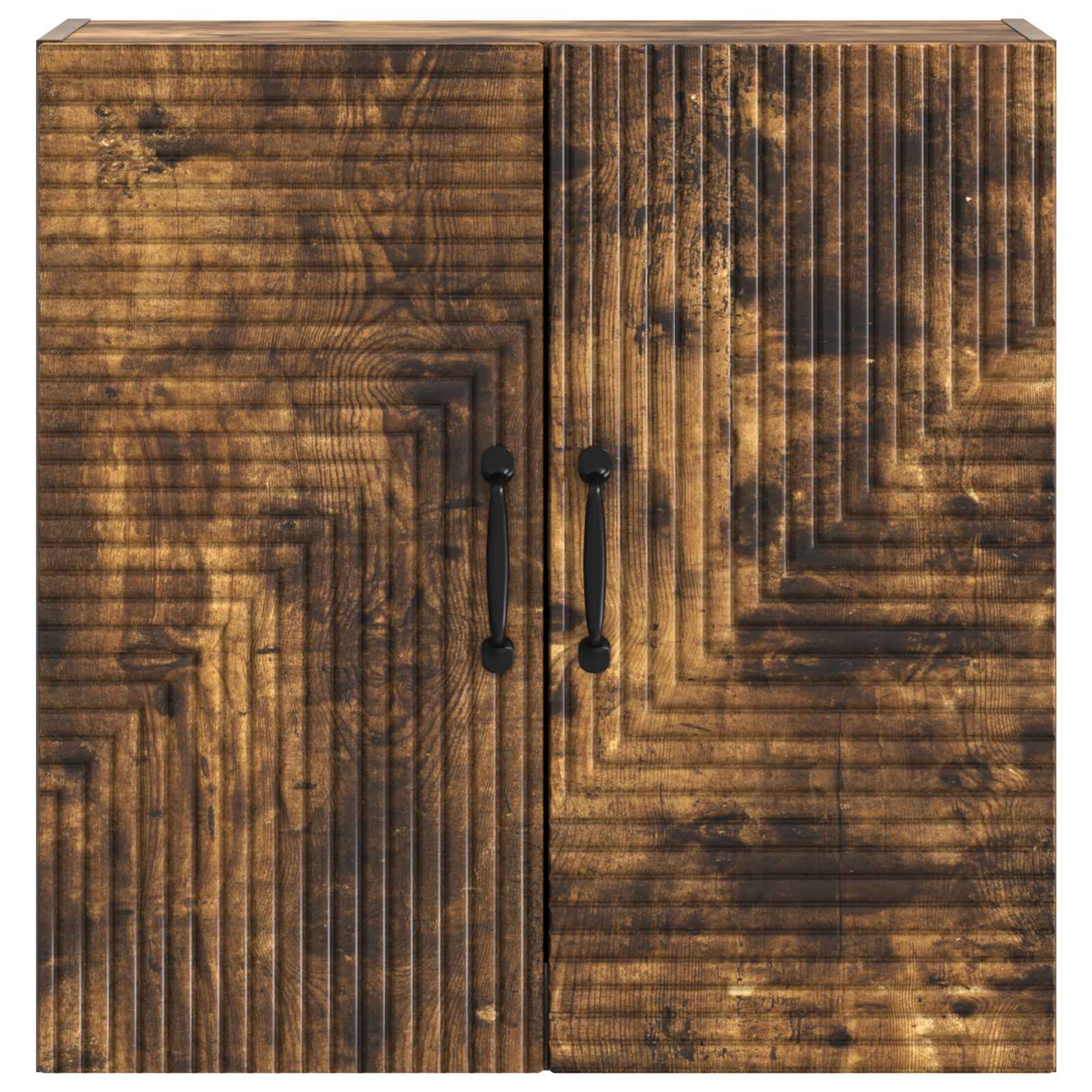 Wandkast Gerookt eiken 59 x 31 x 60 cm Bewerkt hout – afbeelding 4