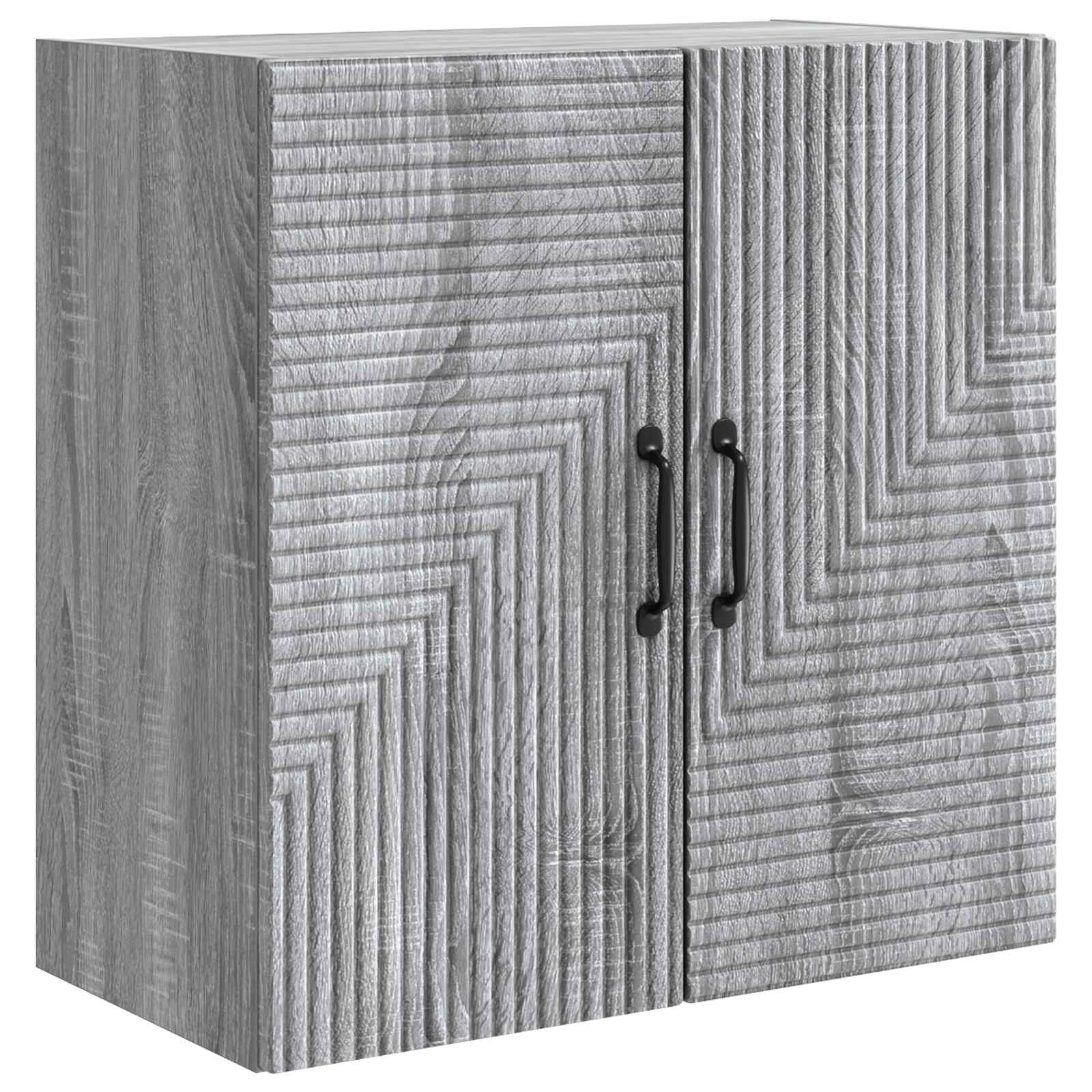 Wandkast Grijs Sonoma 59 x 31 x 60 cm Bewerkt hout – afbeelding 2
