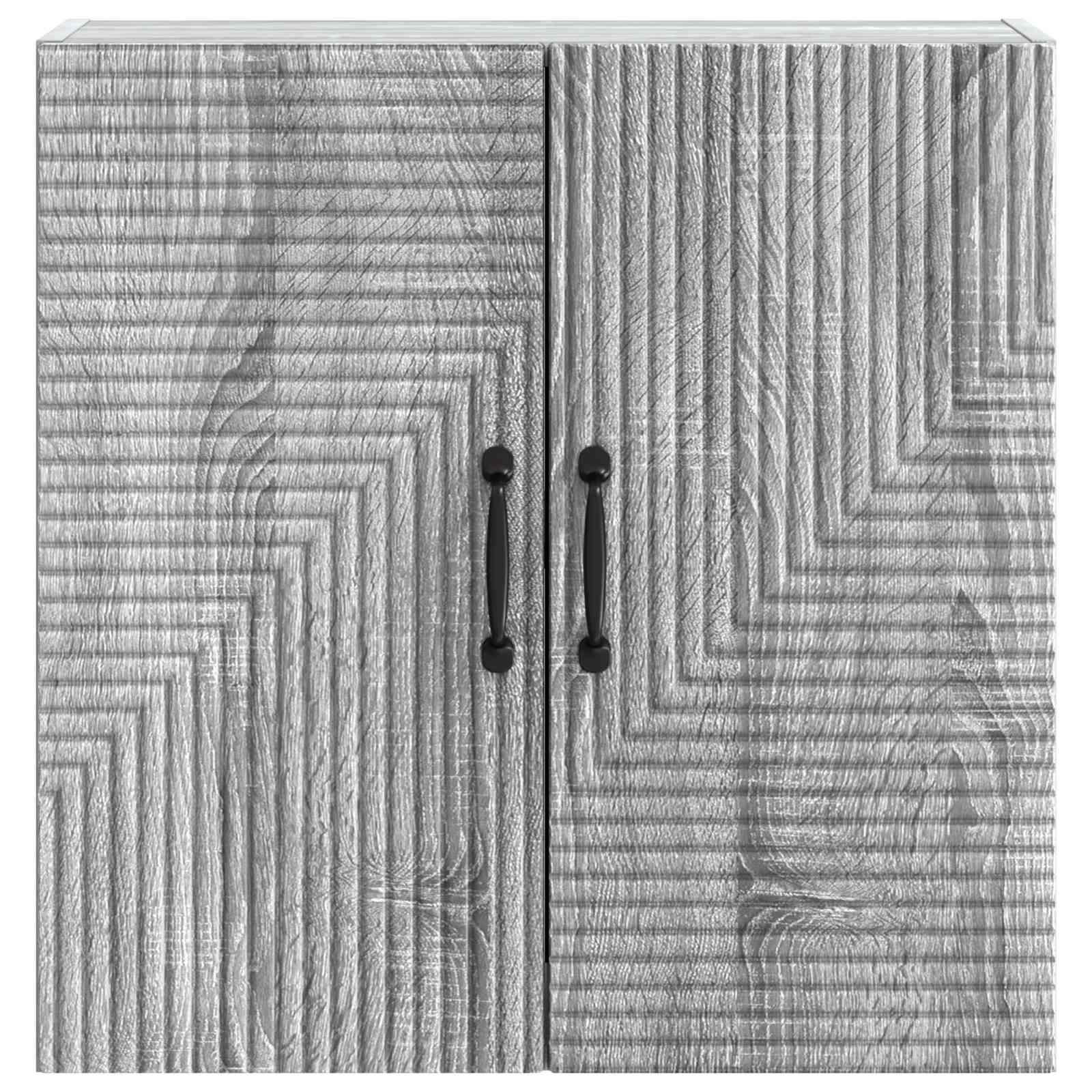 Wandkast Grijs Sonoma 59 x 31 x 60 cm Bewerkt hout – afbeelding 4