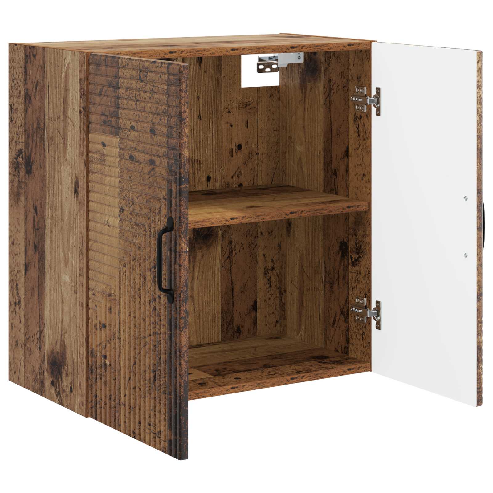 Wandkast Oud hout 59 x 31 x 60 cm Bewerkt hout – afbeelding 3