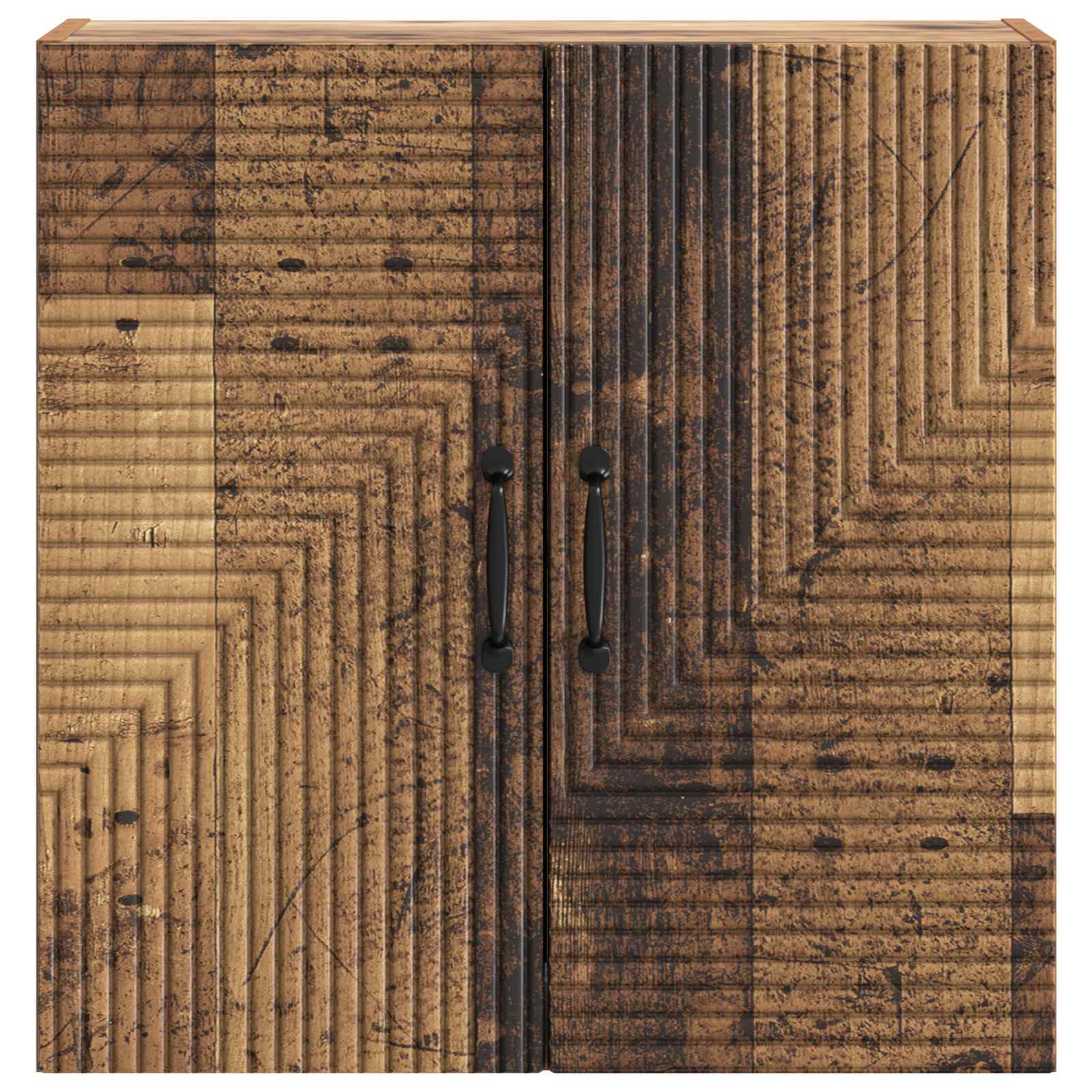 Wandkast Oud hout 59 x 31 x 60 cm Bewerkt hout – afbeelding 4