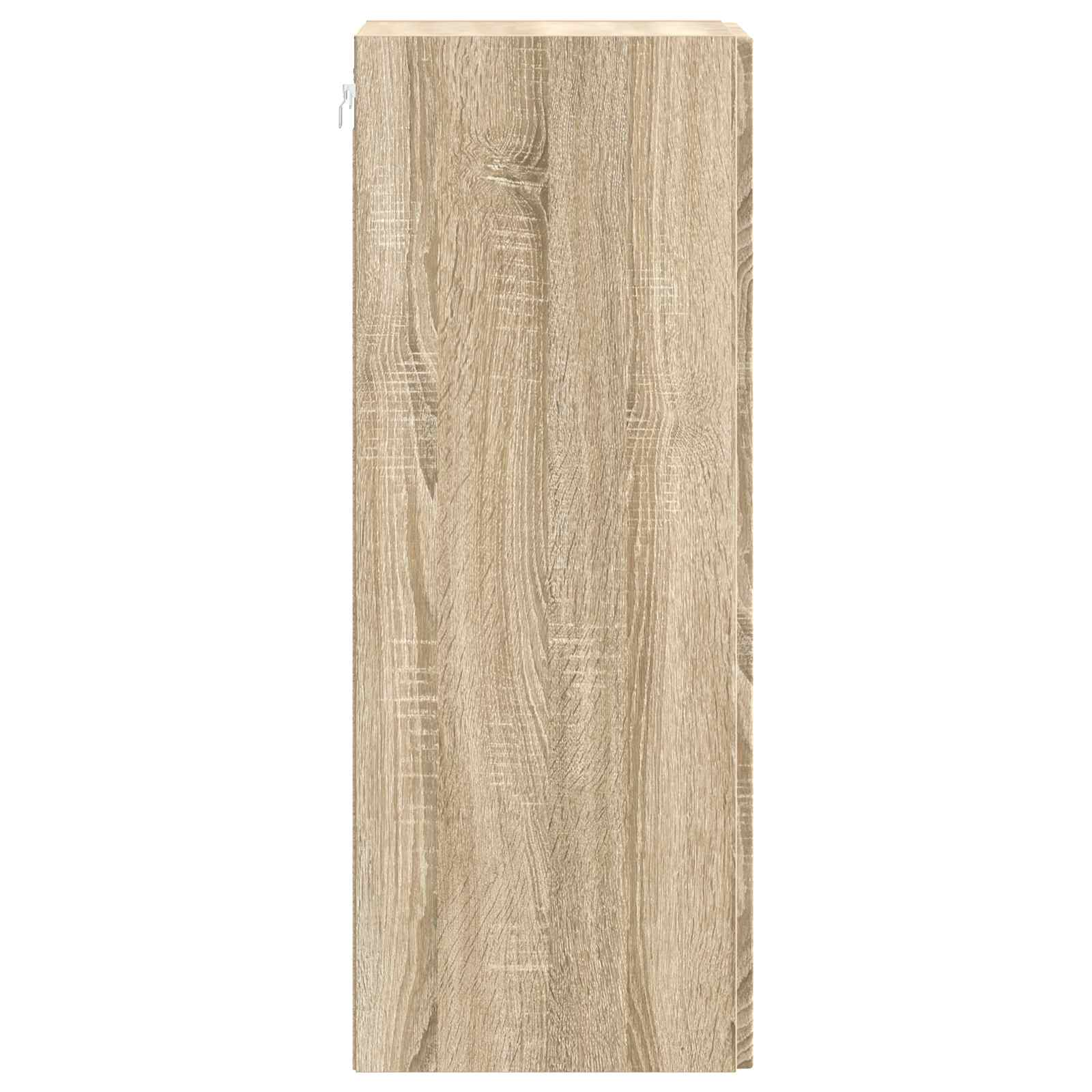 Wandkast Sonoma Eiken 33 x 34,5 x 90 cm Bewerkt hout – afbeelding 5