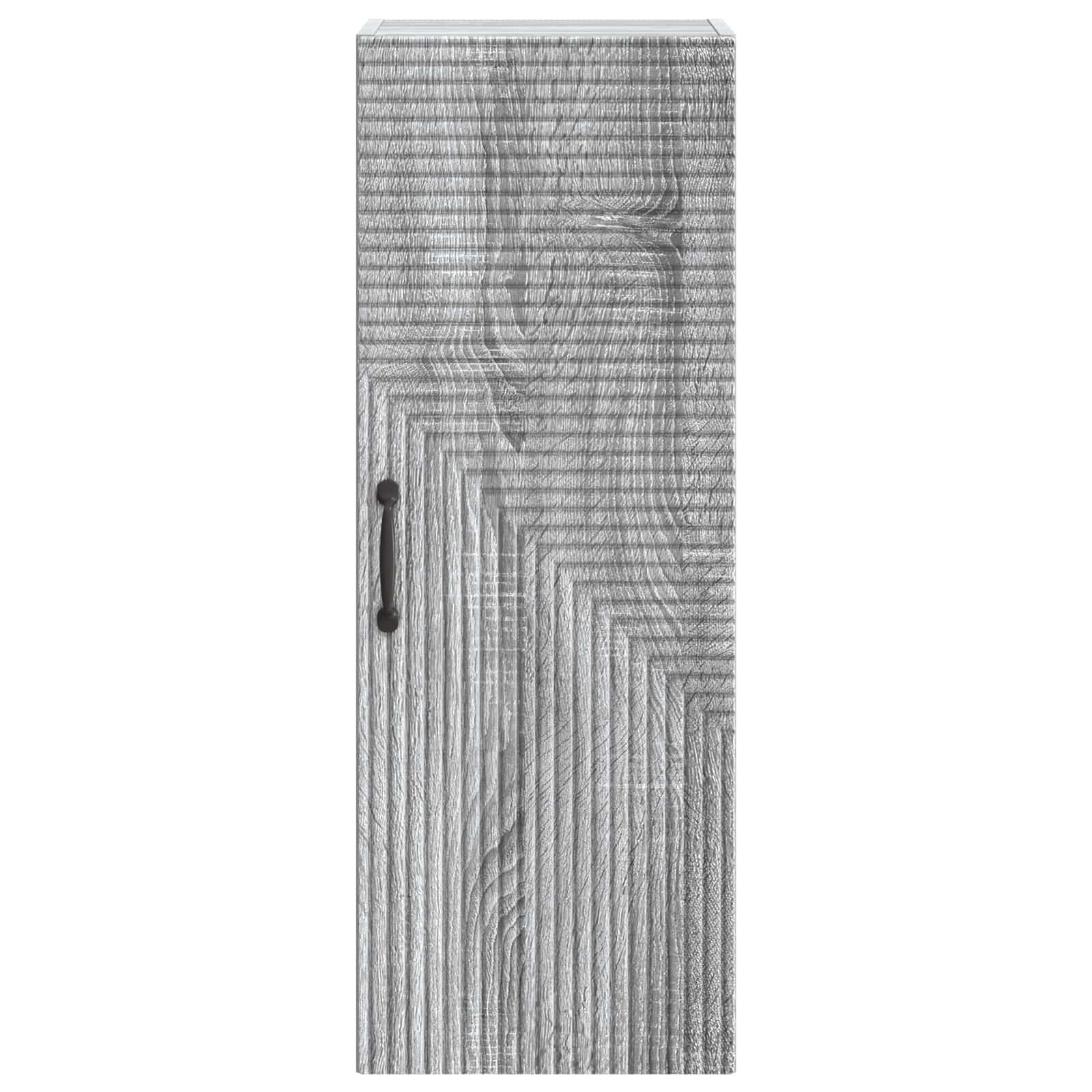 Wandkast Grijs Sonoma 33 x 34,5 x 90 cm Bewerkt hout – afbeelding 4