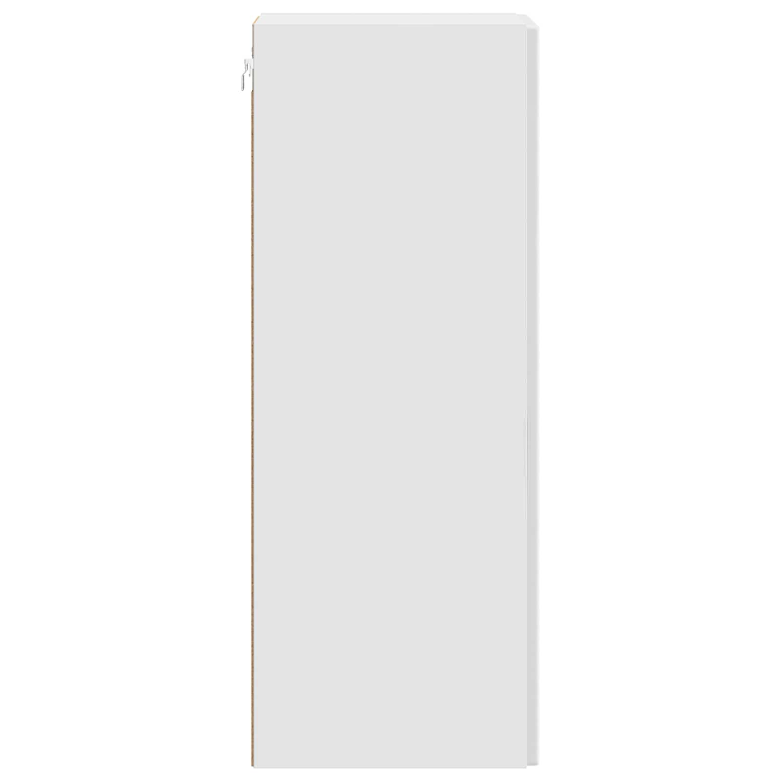 Wandkast Hoogglans Wit 66 x 34,5 x 90 cm Bewerkt hout – afbeelding 5