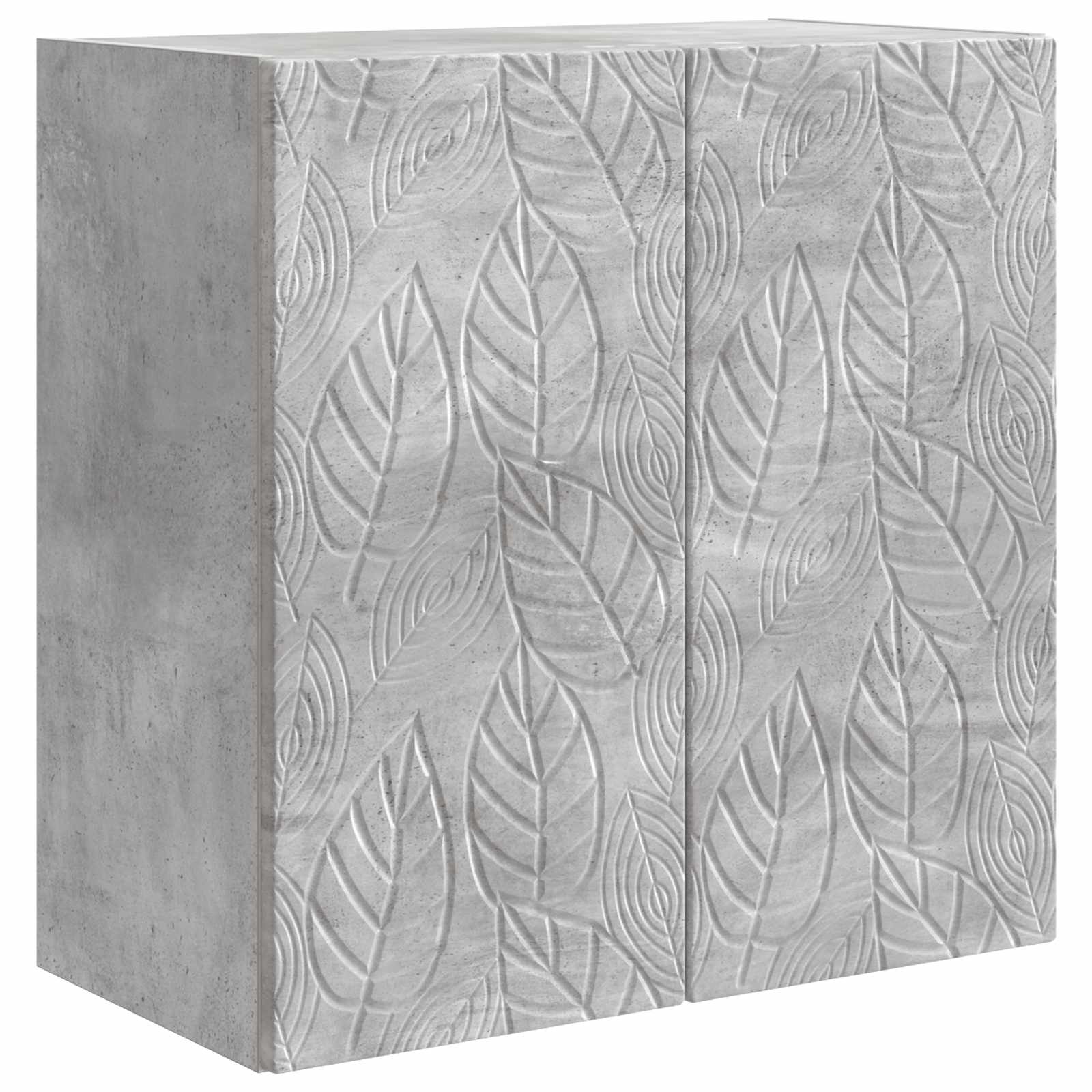 Wandkast Betongrijs 59 x 31 x 60 cm Bewerkt hout – afbeelding 2