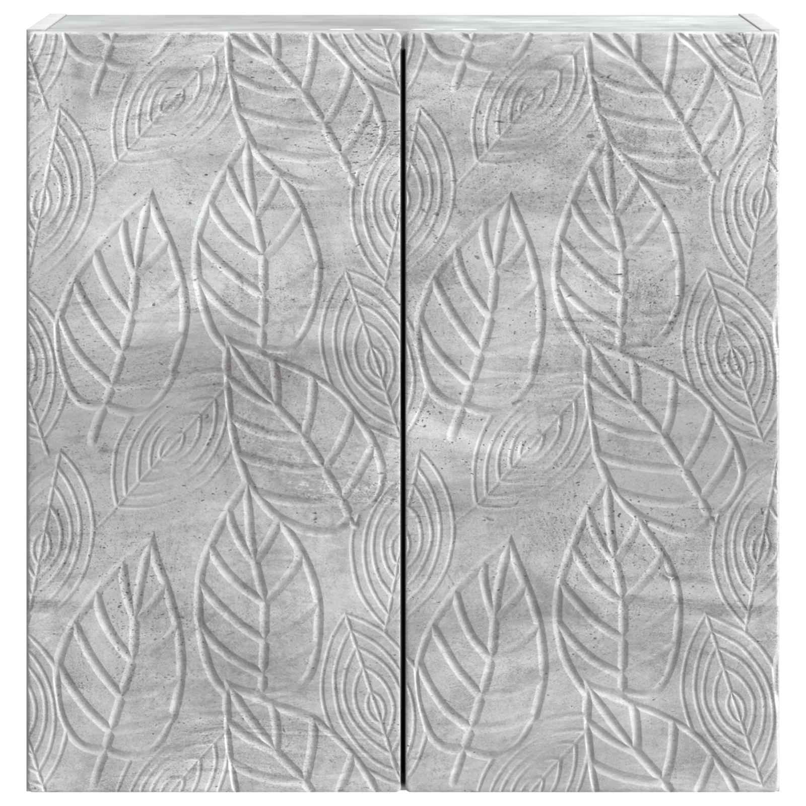 Wandkast Betongrijs 59 x 31 x 60 cm Bewerkt hout – afbeelding 4